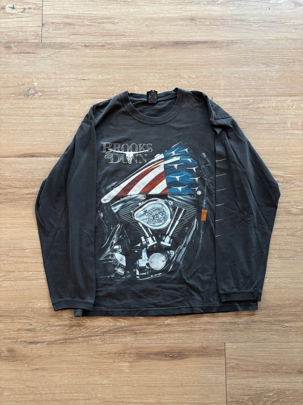 Vintage Brooks & Dunn Asphalt Cowboys Long Sleeve Tee