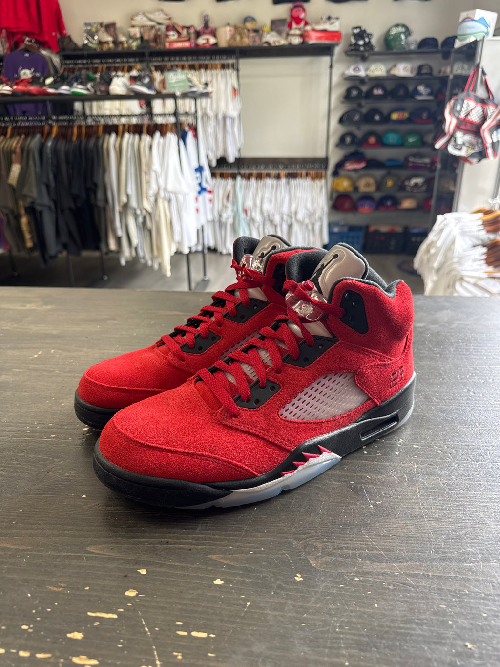 Pre-owned Jordan Retro 5 Raging Bull 2021