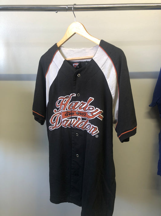 Harley Davidson Baseball Jersey