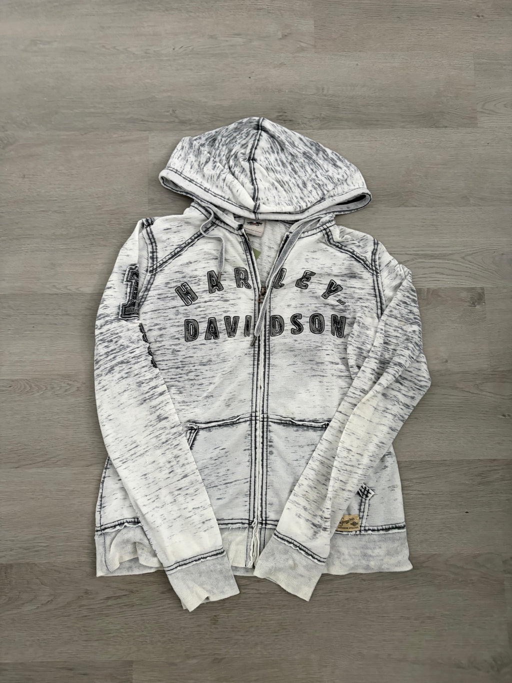 Y2K Women’s Harley Davidson Zip Up Hoodie