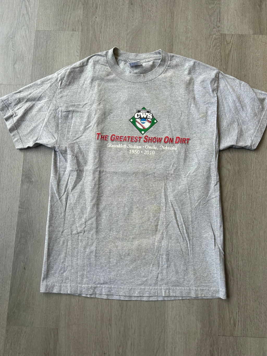 Vintage 2010 NCAA College World Series at Rosenblatt Stadium Tee