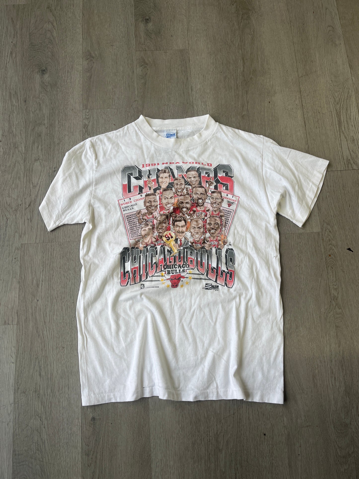 1991 Chicago Bulls NBA World Champs Tee