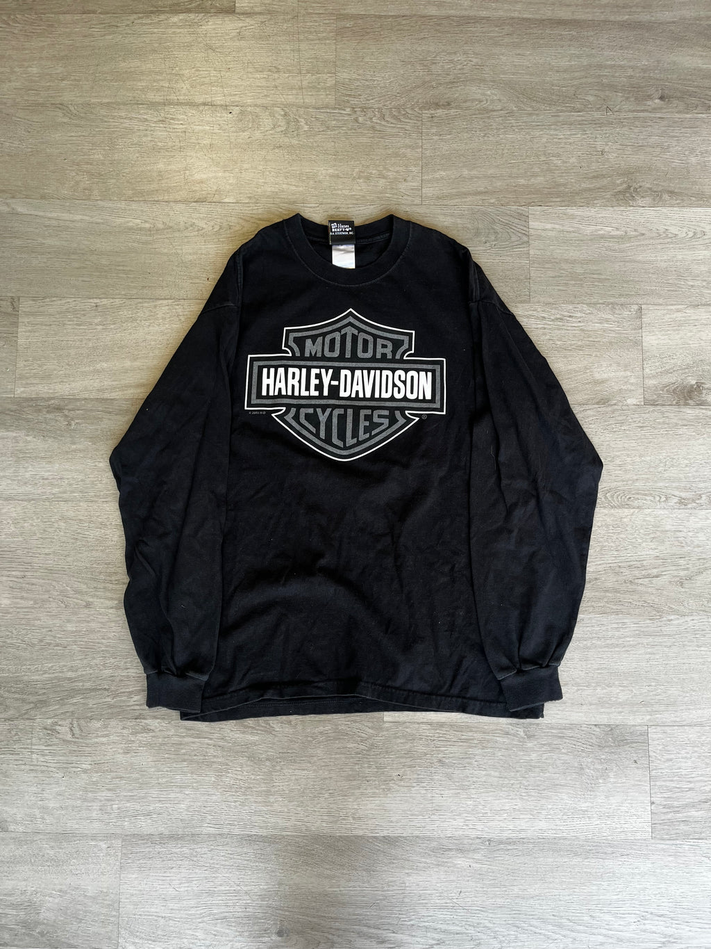 Vintage Harley Davidson Cherokee North Carolina Long Sleeve Tee
