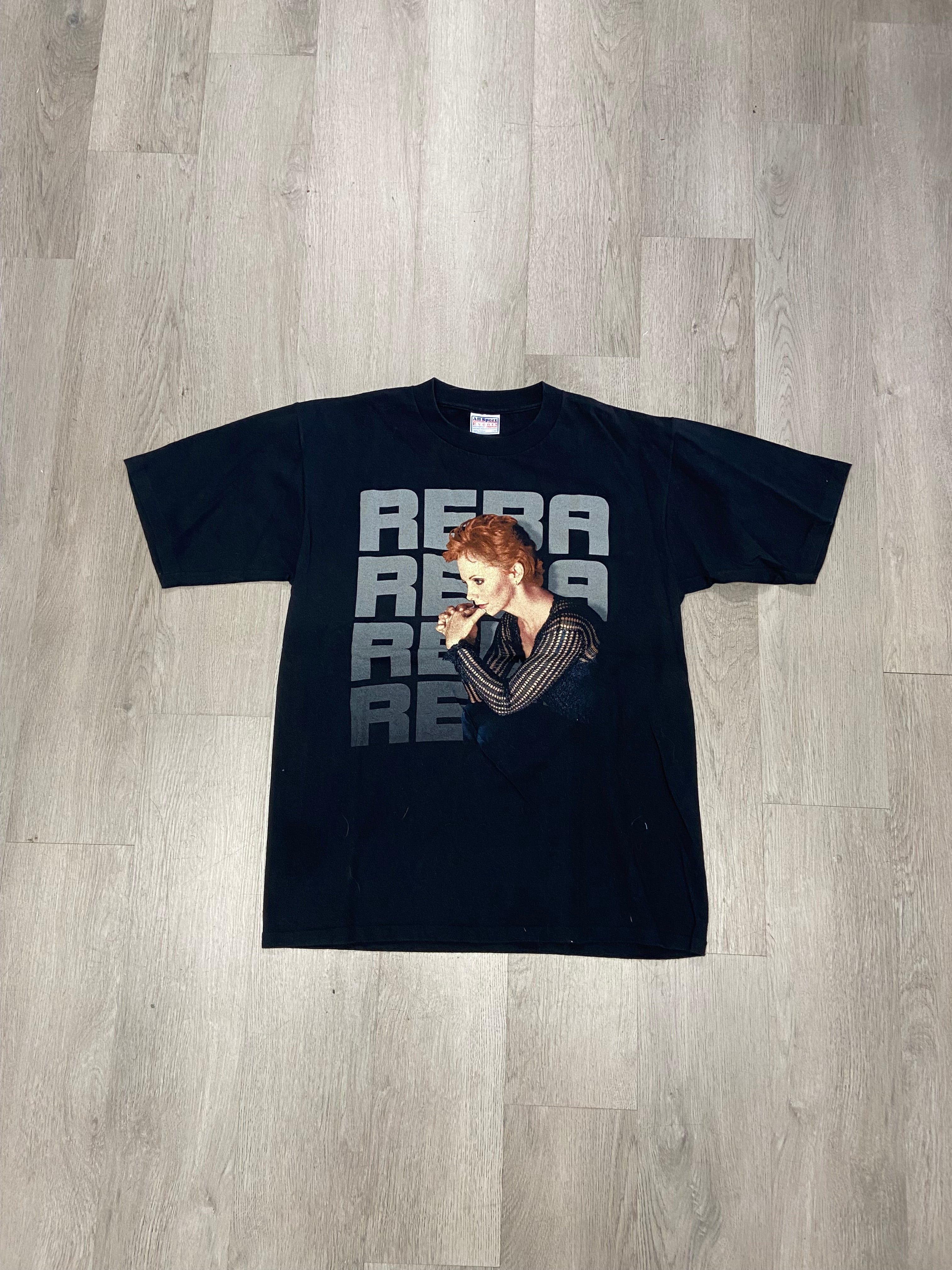 Vintage Black 1999 Reba Tour Music Tee