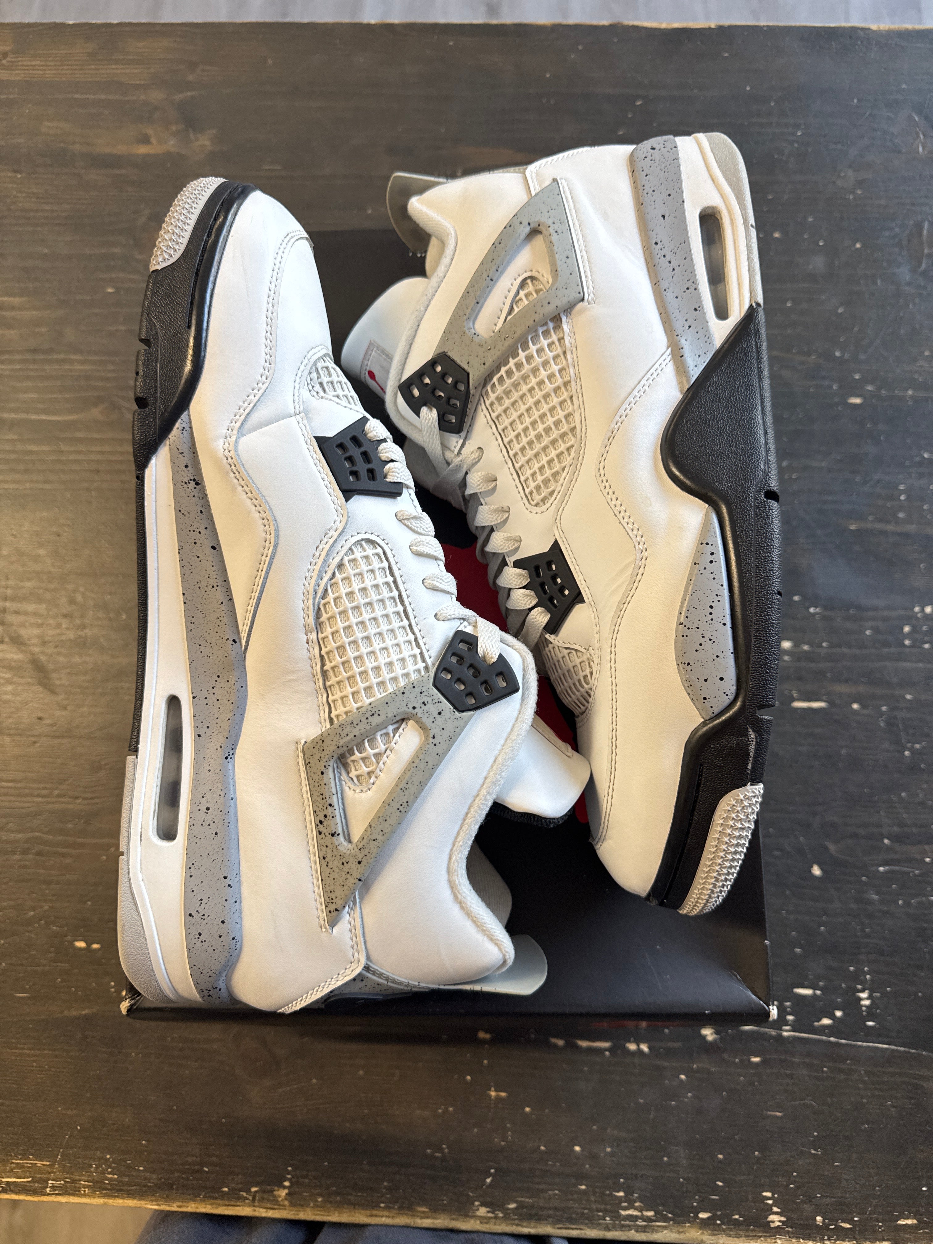 Pre-owned Jordan Retro 4 White Cement (2025)