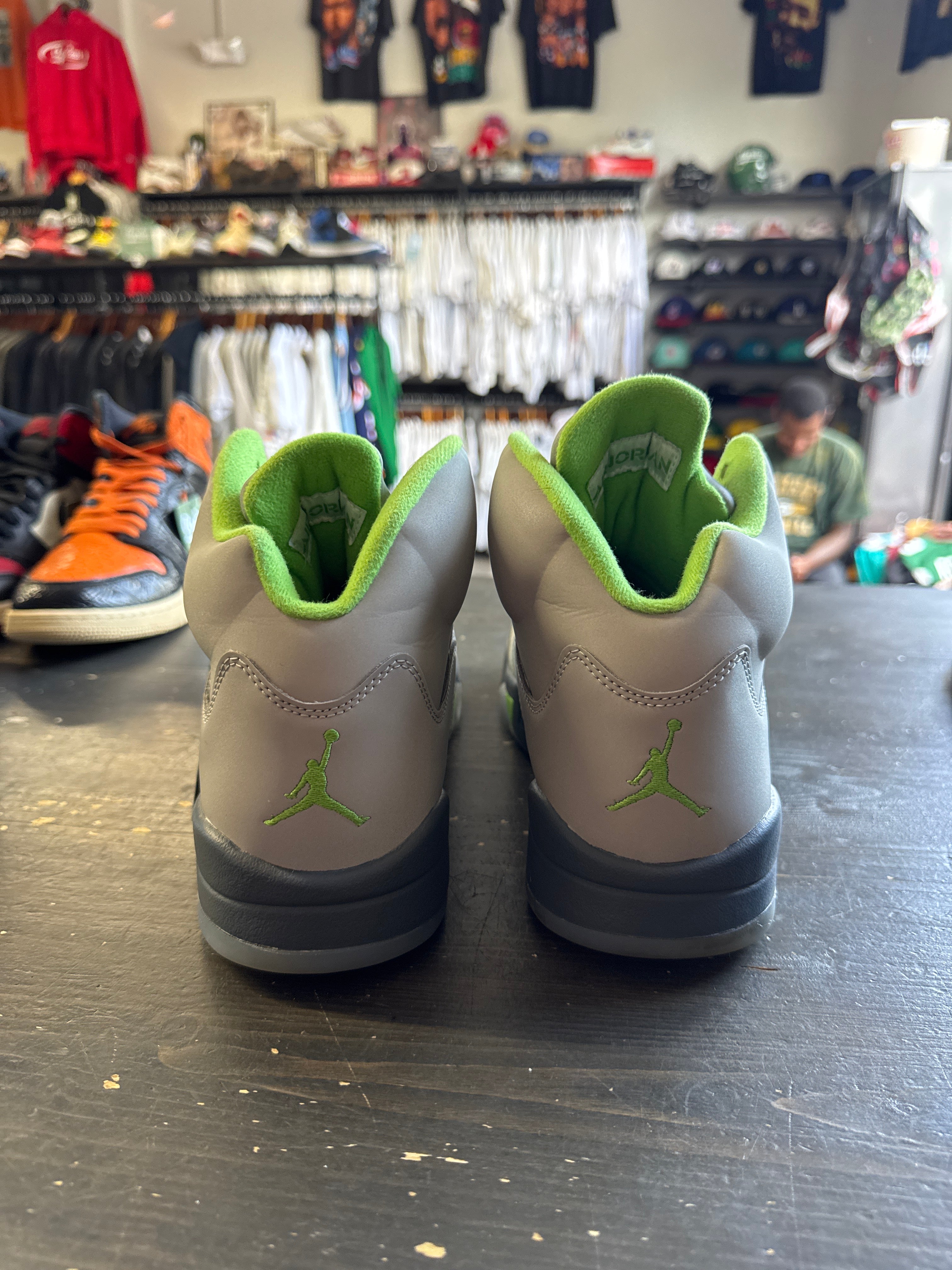 Pre-owned Jordan Retro 5 Green Bean 2022