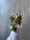 Supreme 5-Panel Predator Olive Camo Camp Cap Hat (FW26)