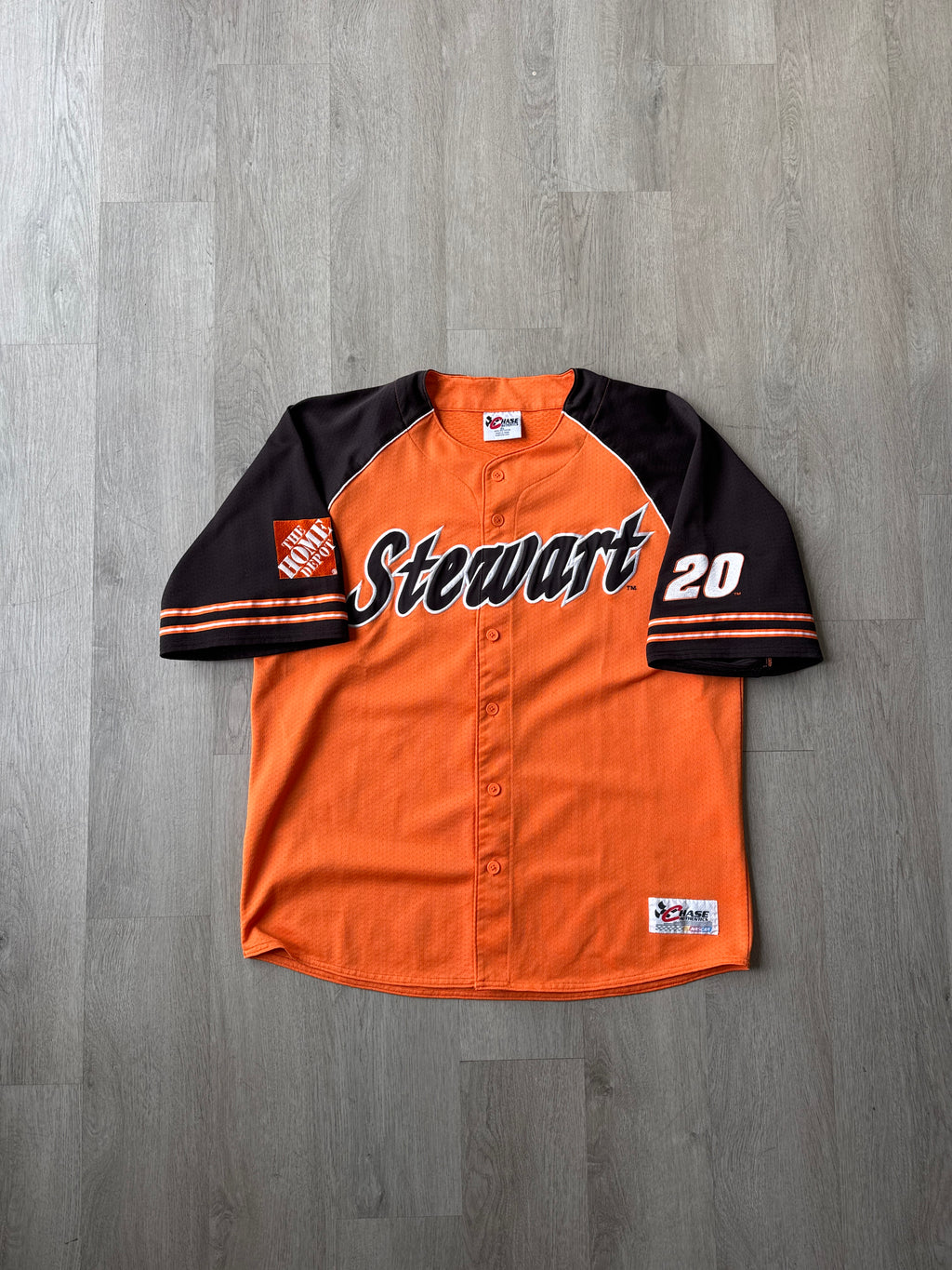 Vintage Chase Authentic’s Tony Stewart Baseball Nascar Jersey