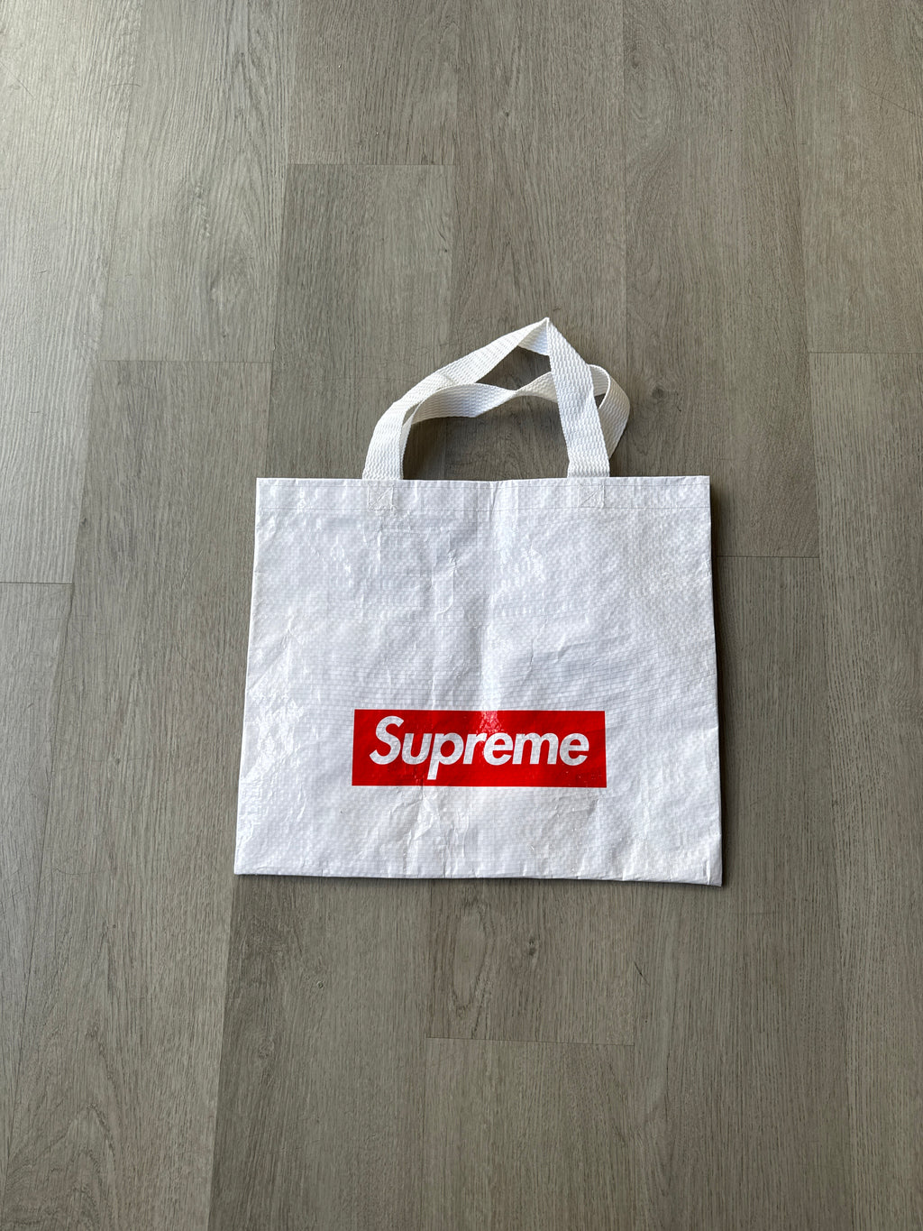 Supreme Woven Box Logo Reusable Shopping Tote Bag