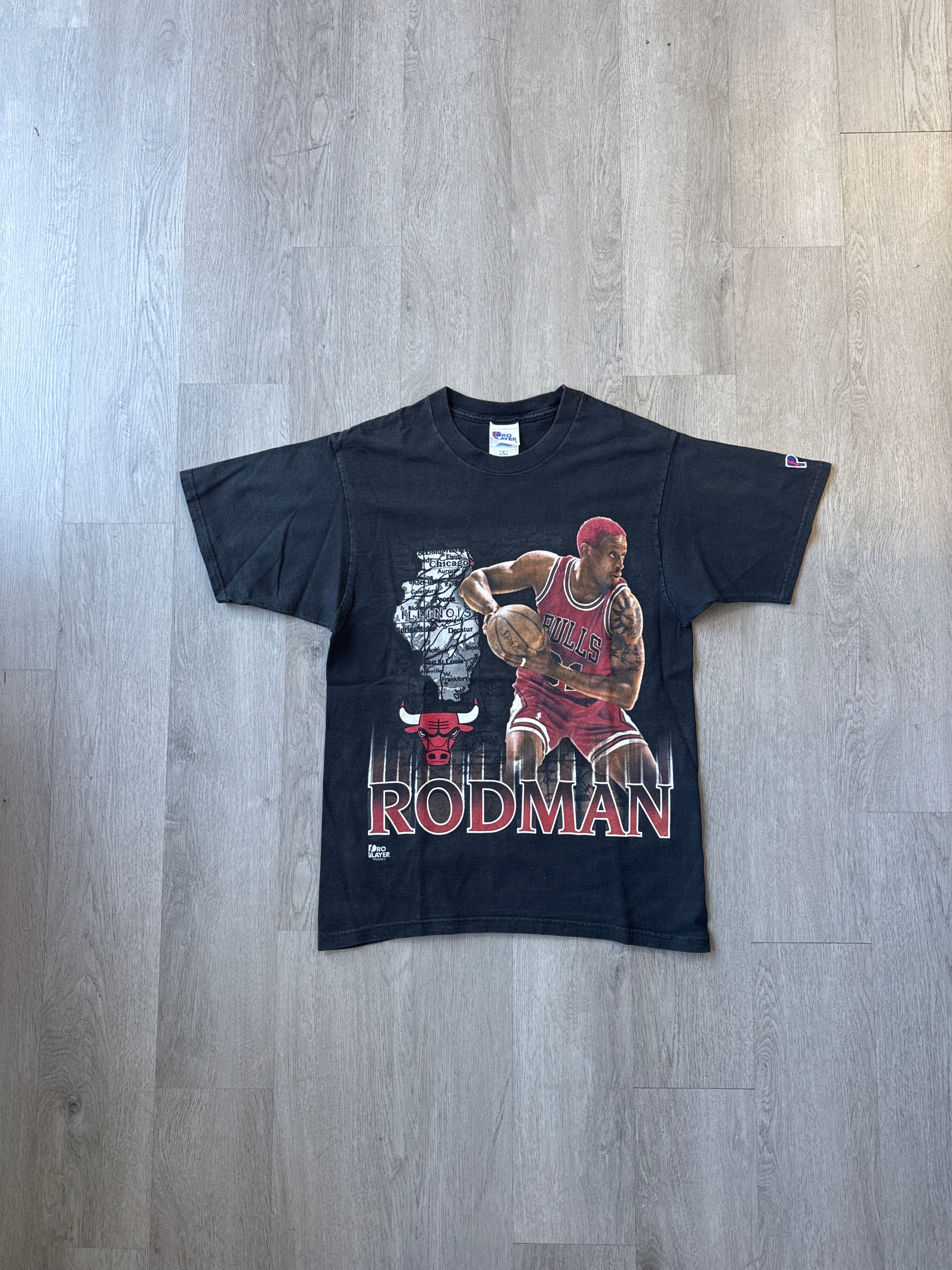 Vintage 90s Pro Player Dennis Rodman Chicago Bulls Tee