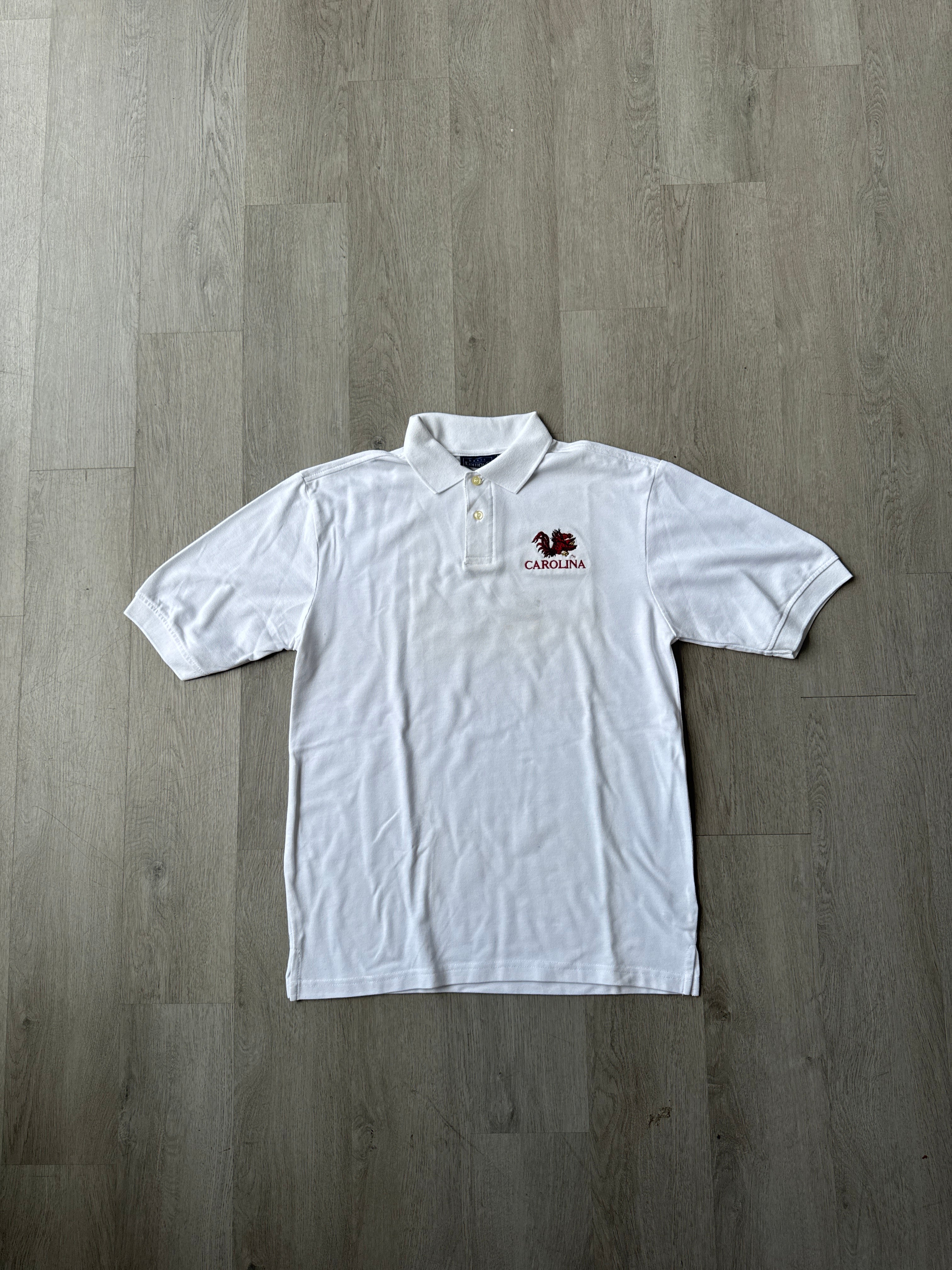 Vintage University Of South Carolina Gamecocks Embroidered Logo Polo Shirt