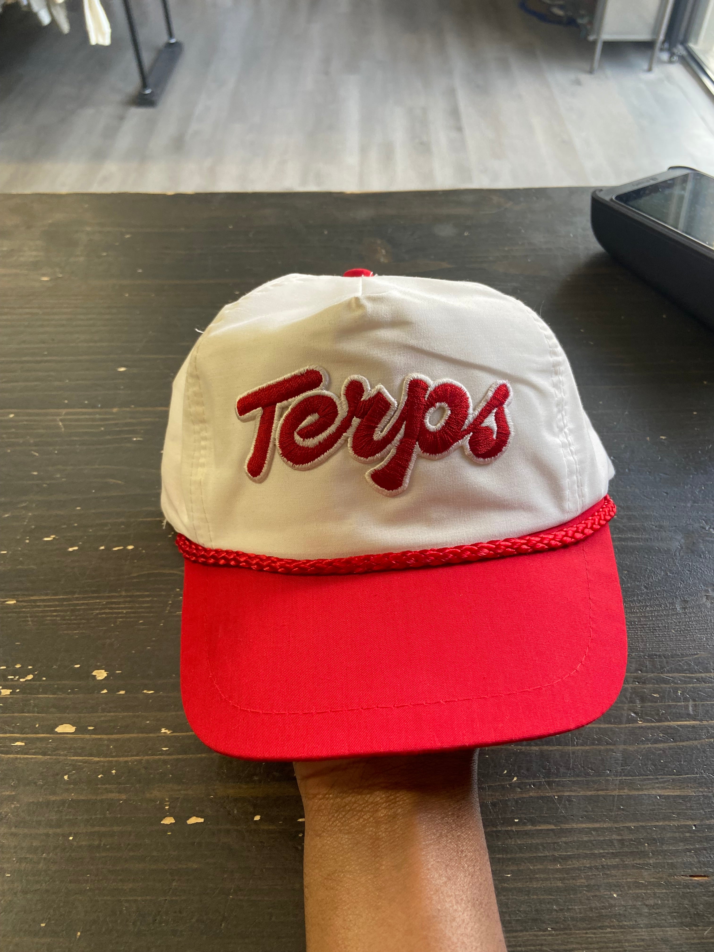 Vintage Maryland Terrapins Sideline Drive Rope SnapBack Hat