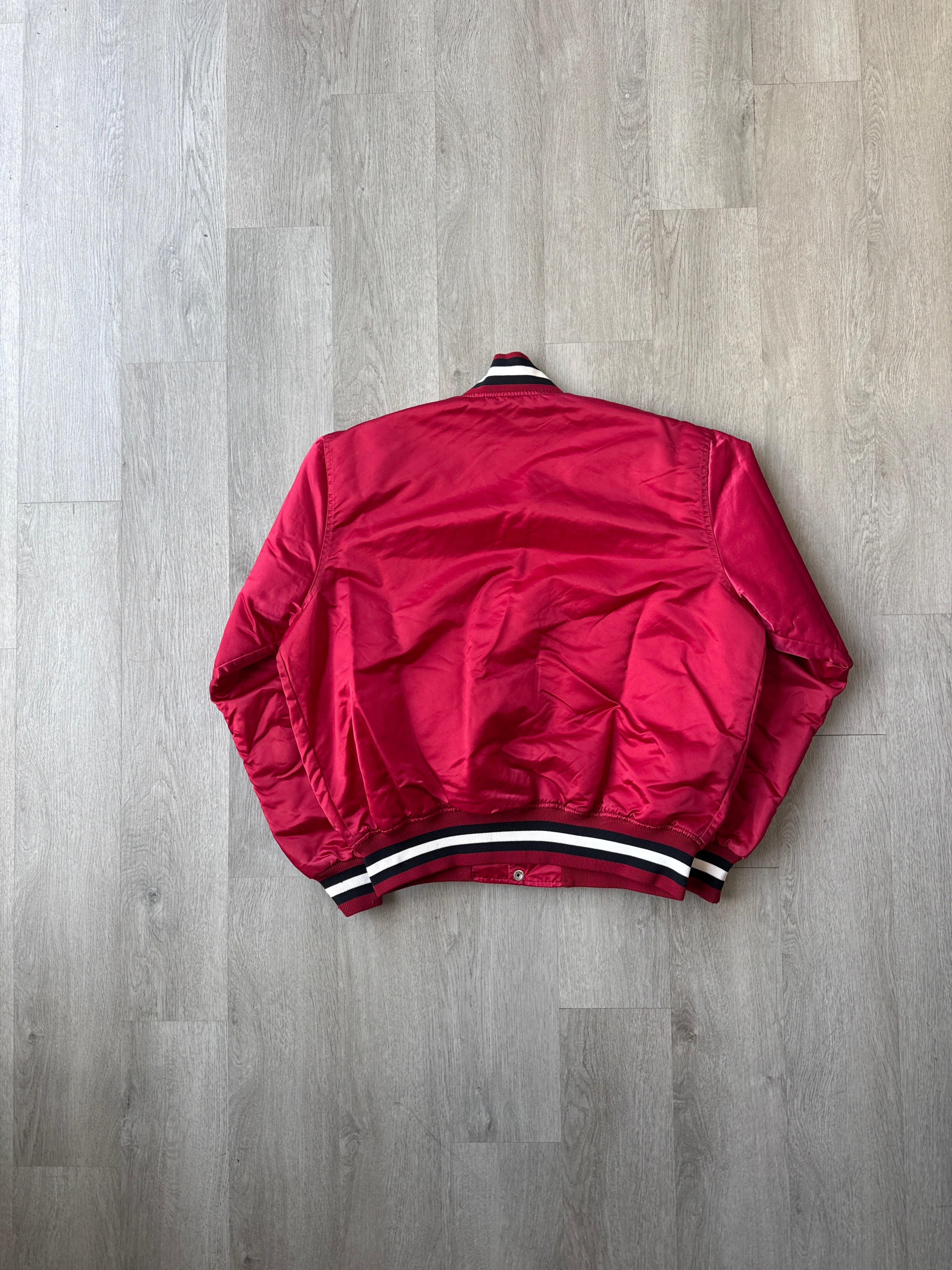 Vintage 90s Starter University Of South Carolina Gamecocks Satin Bomber Jacket