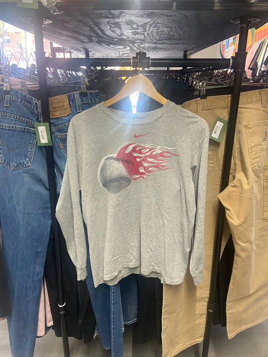 Vintage Youth Nike Baseball Longsleeve Tee