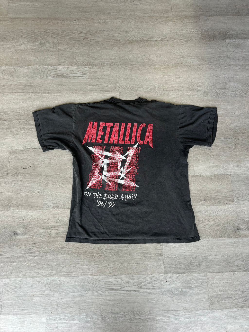 Vintage Metallica "On the Load Again" Tour Tee