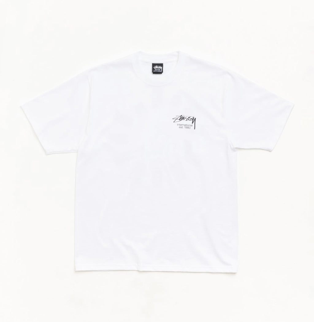 Stussy White Dice Clock Tee Stüssy