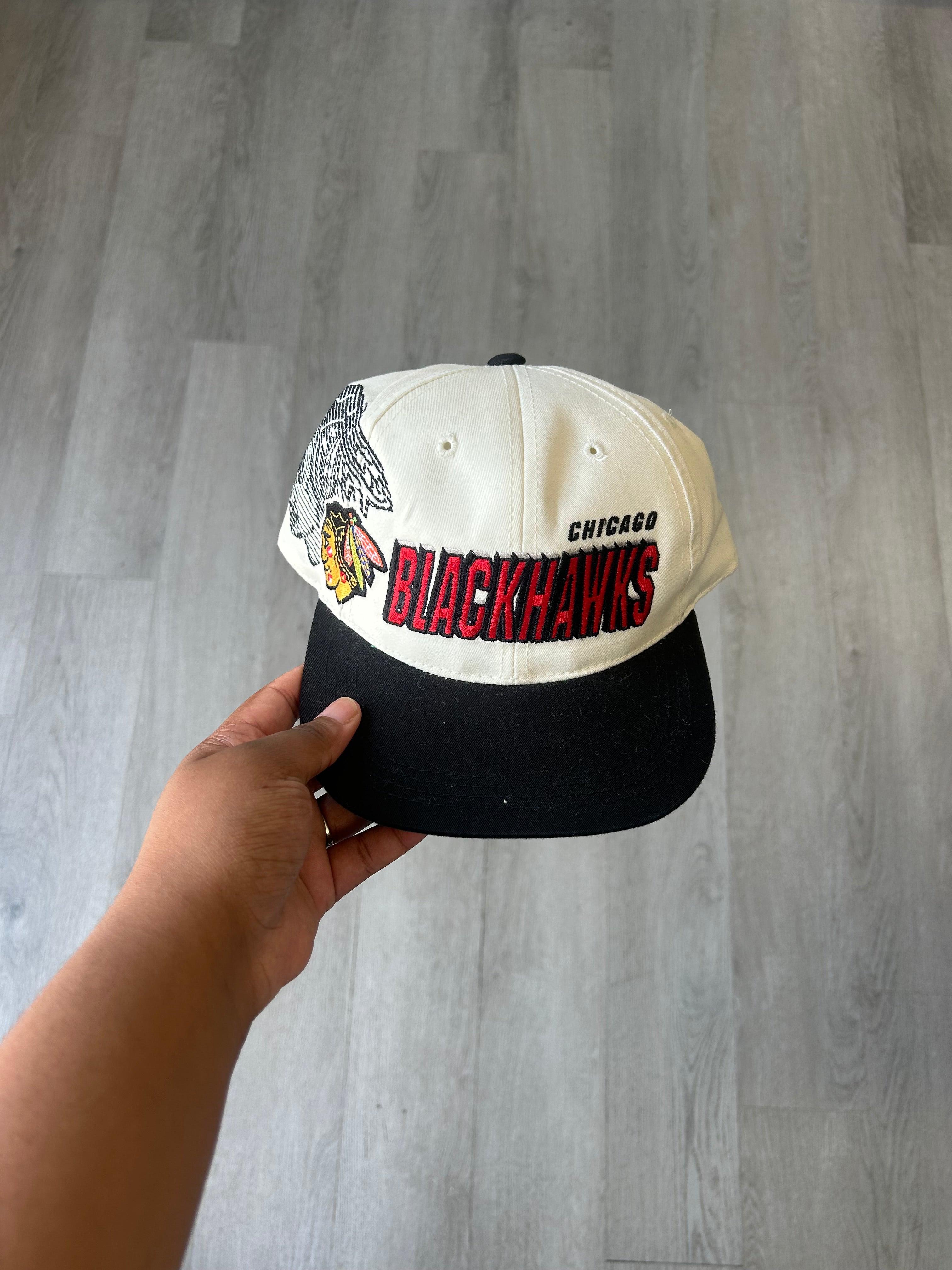 Vintage 1990s Chicago Blackhawks Sports Specialties Snapback Hat