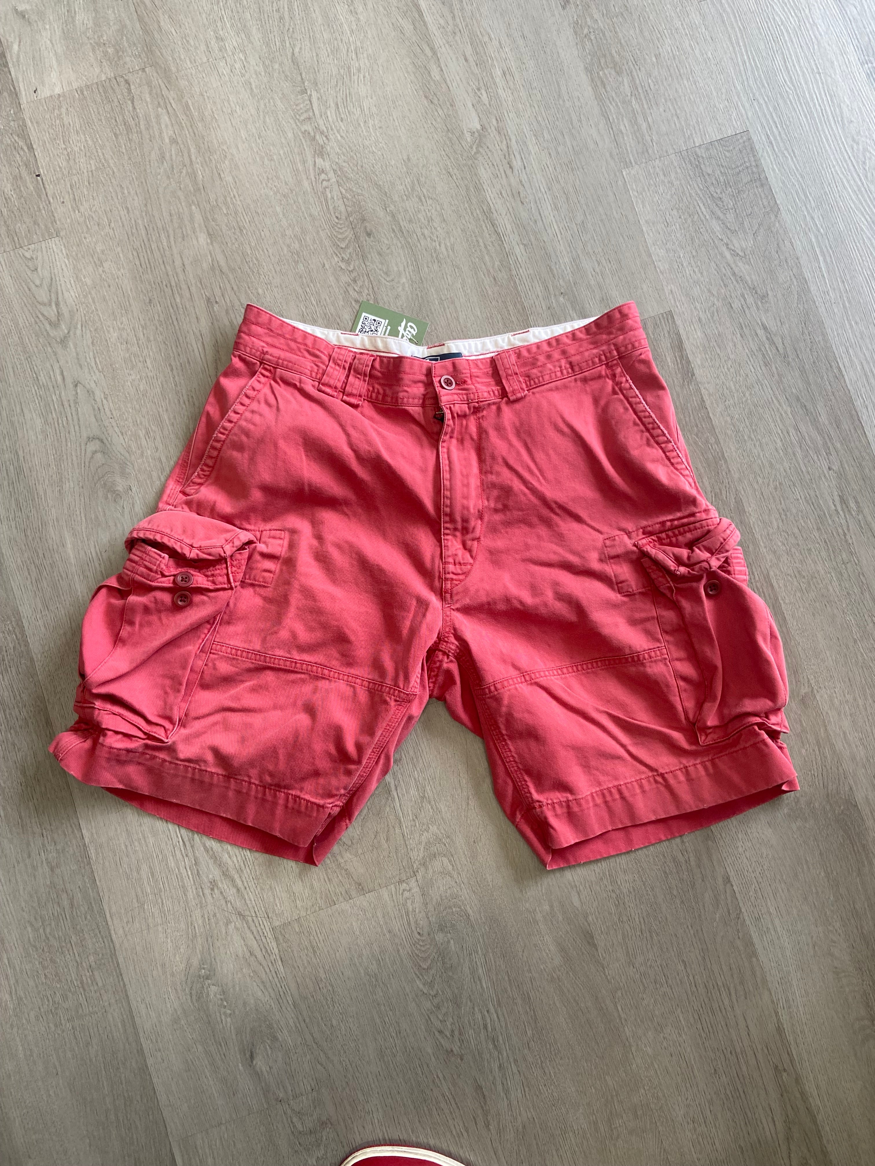 Pink Polo Ralph Lauren Cargo Shorts