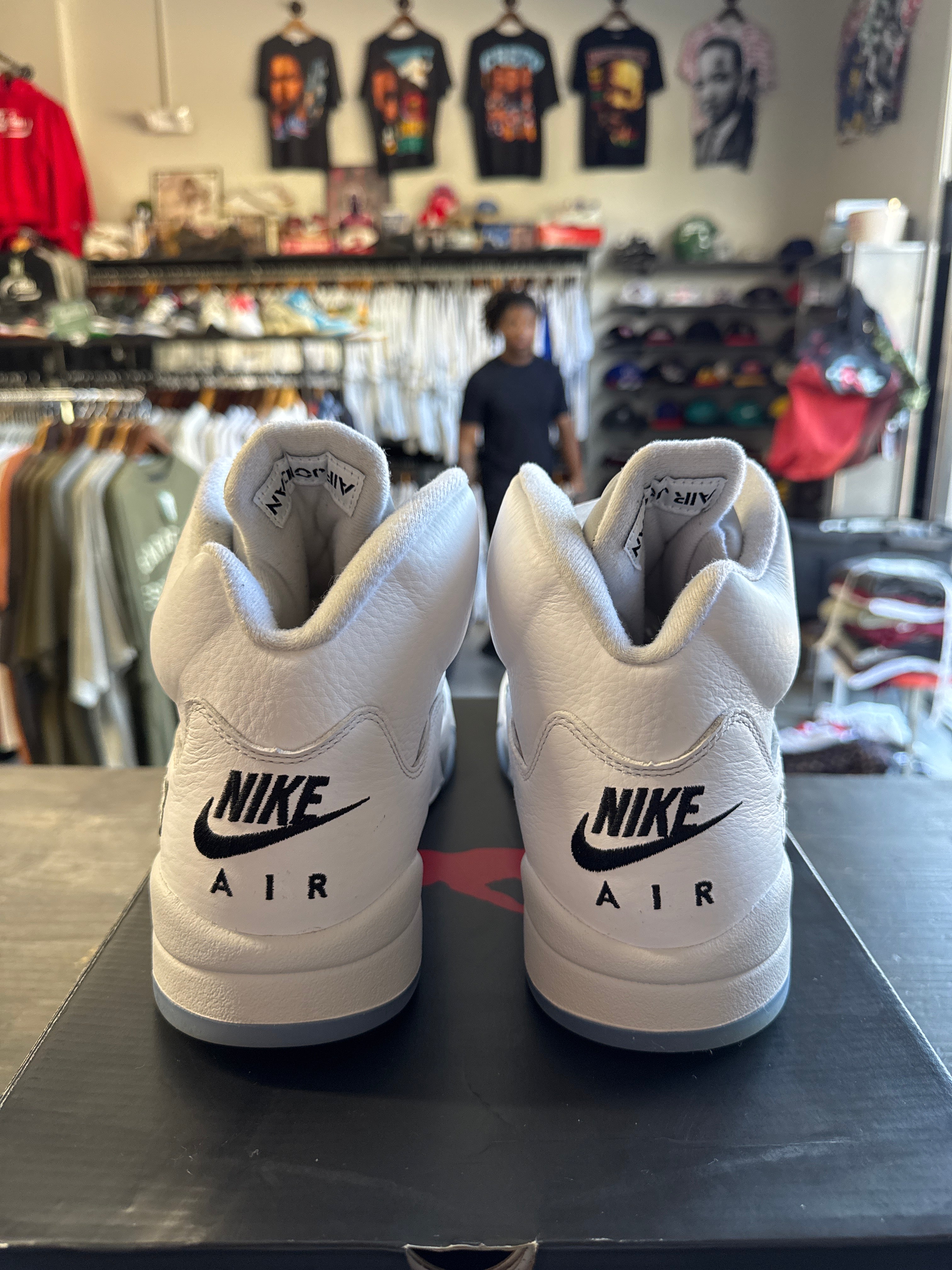 Pre-owned Jordan Retro 5 White Metallic (2026)
