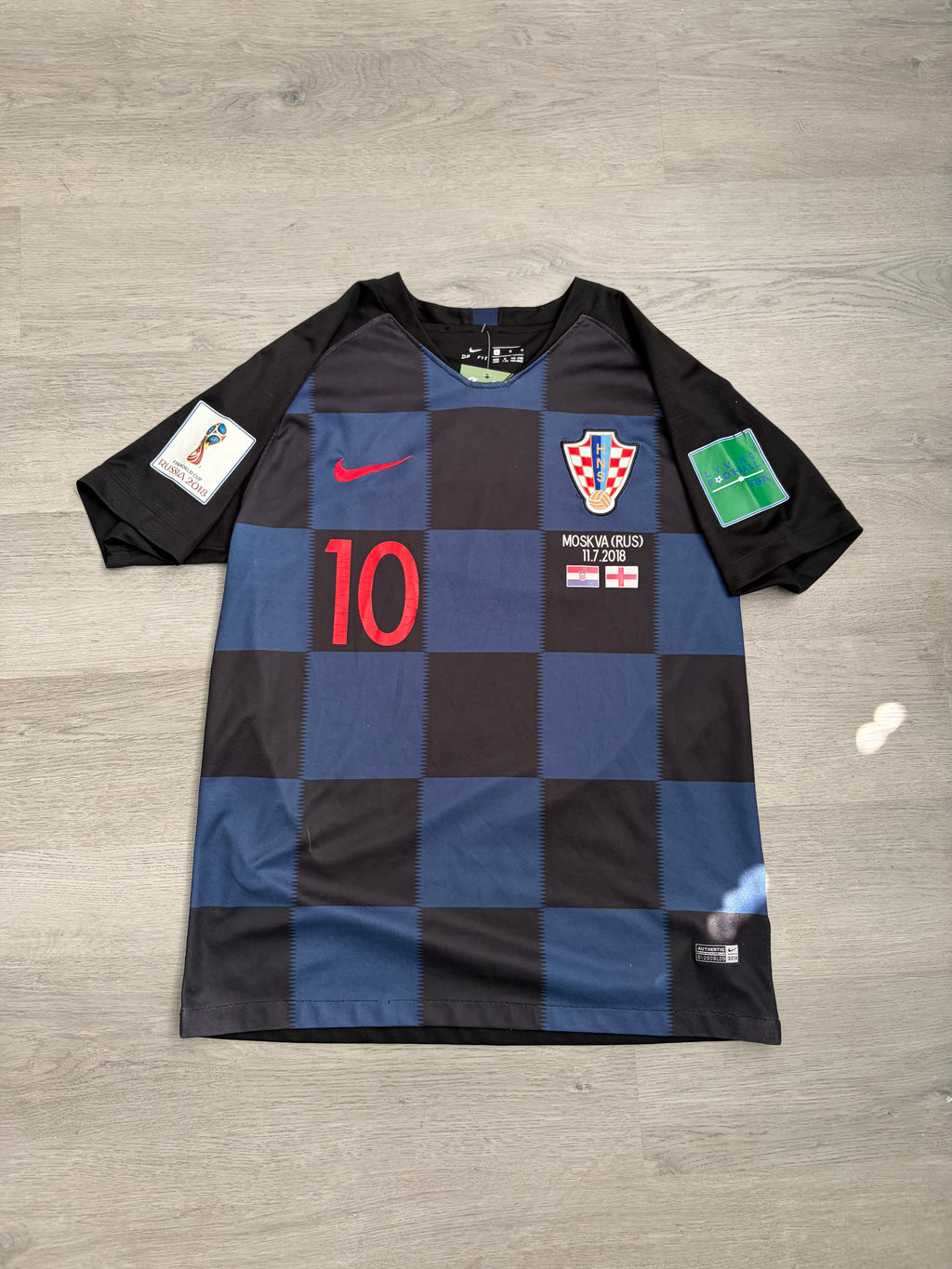 Nike Luka Modric Croatia Vs England World Cup Jersey