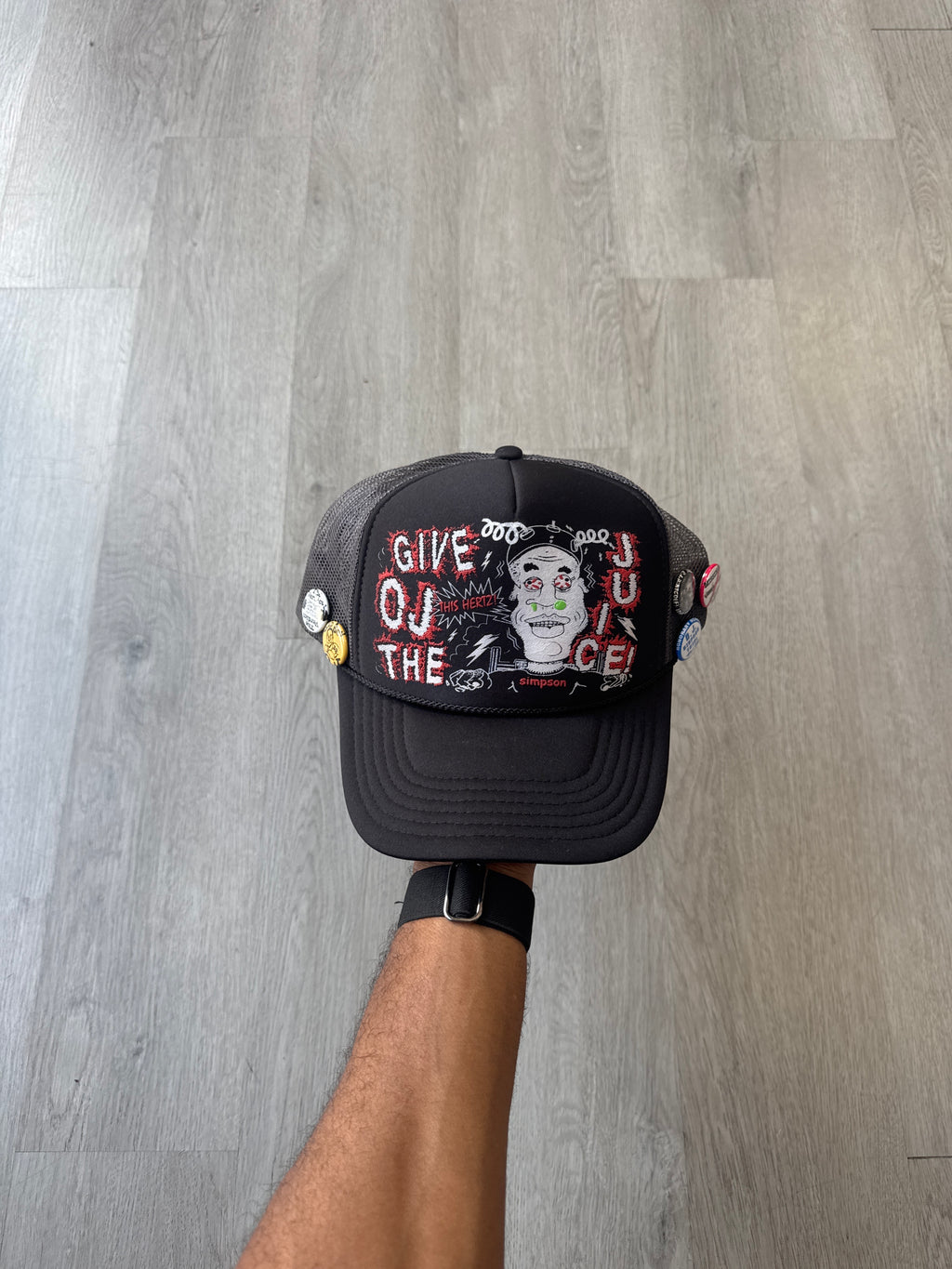 Backstock Co. 2022 Oj Simpson Give Oj The Juice Truck Hat