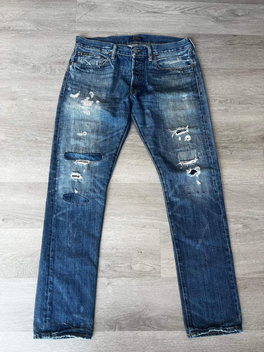 Vintage Polo Ralph Lauren Patchwork Jeans