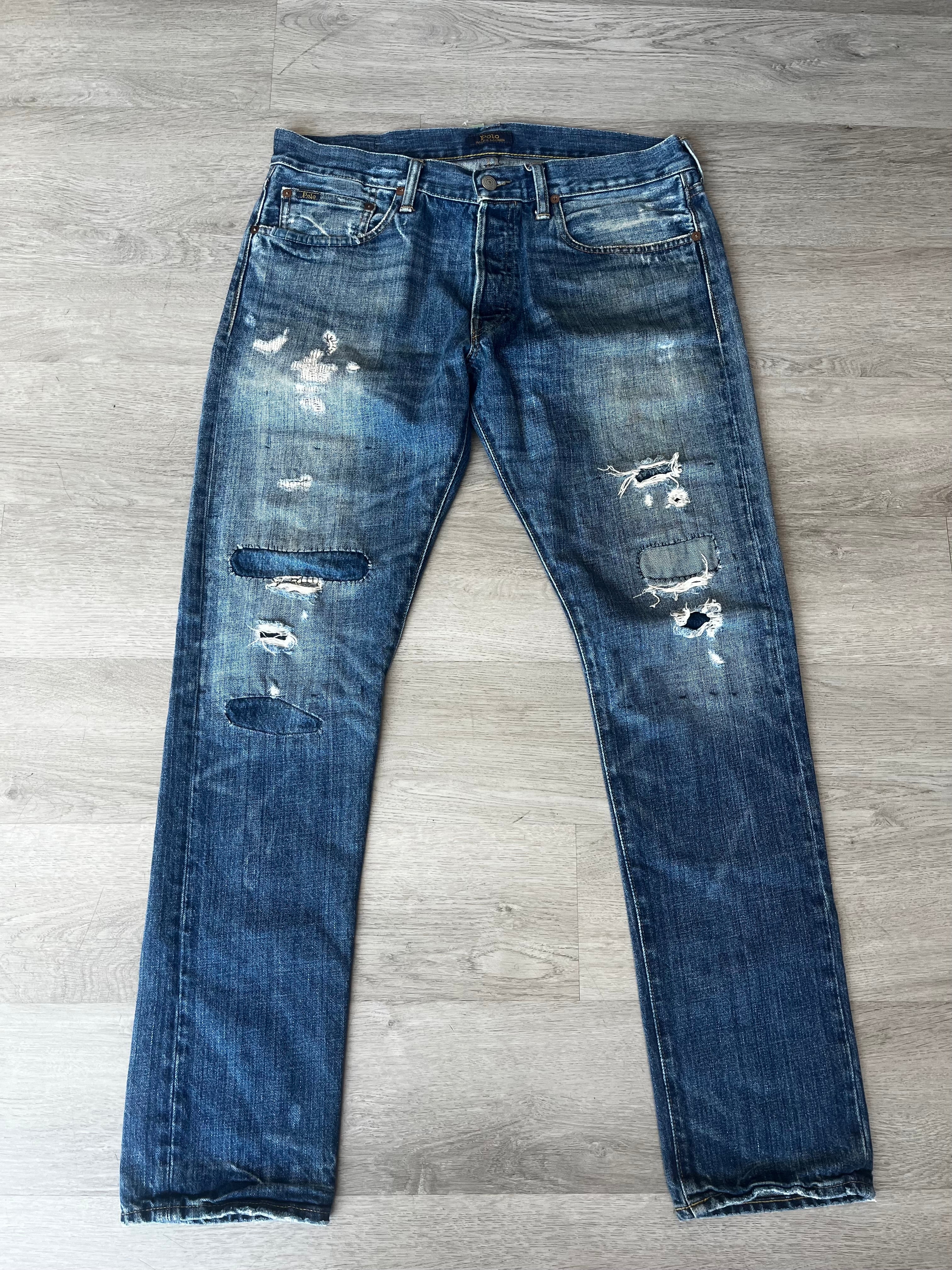 Vintage Polo Ralph Lauren Patchwork Jeans
