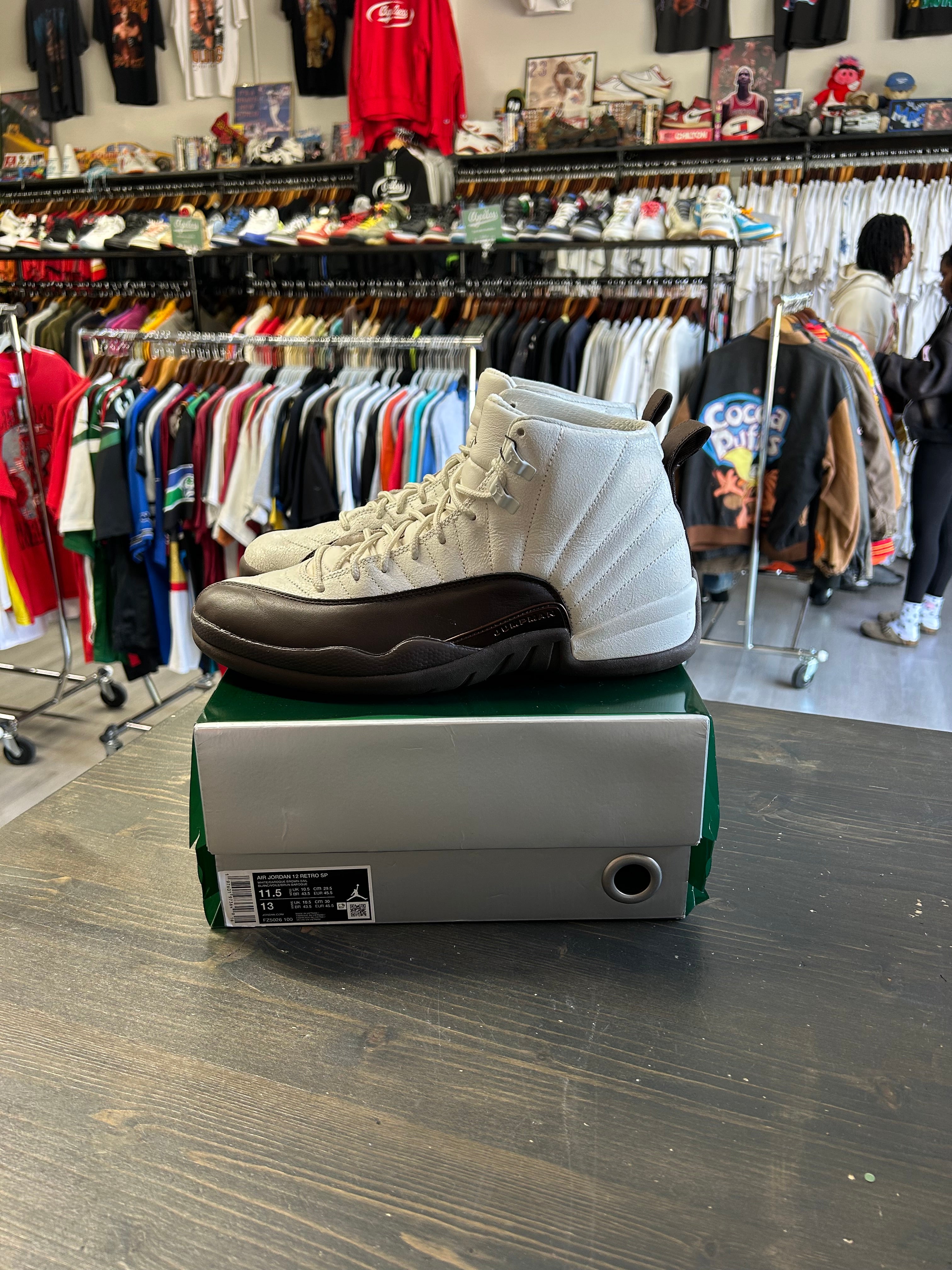 Pre-Owned Jordan 12 Retro SP SoleFly Cafecito