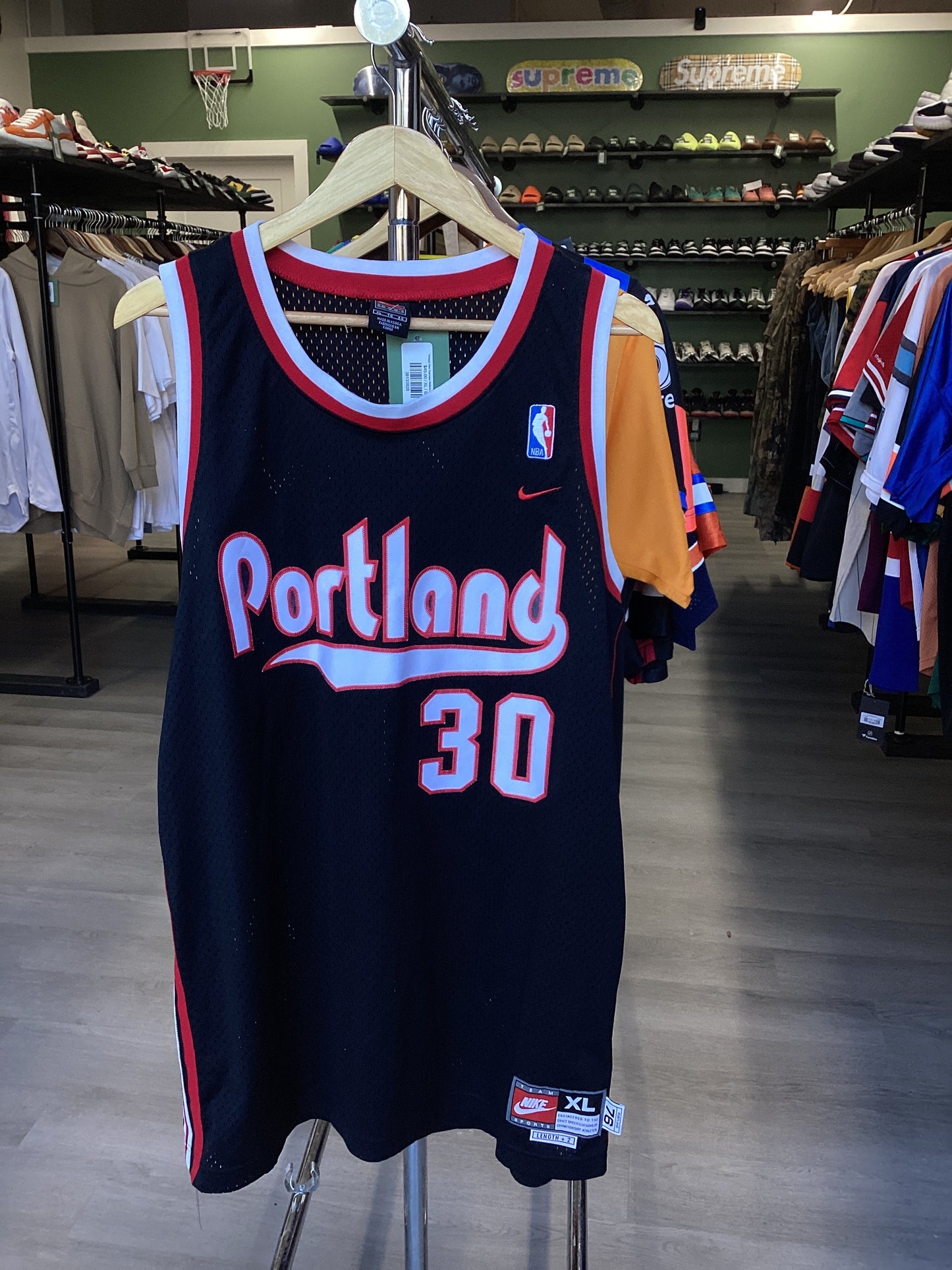 Vintage Nike Rasheed Wallace Portland Trail Blazers Jersey