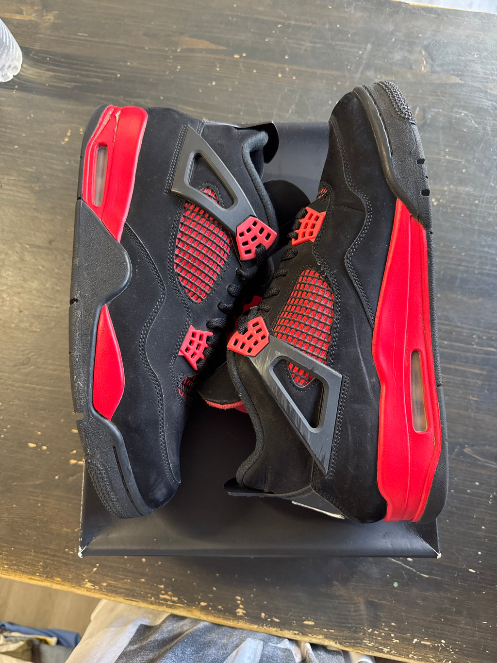 Pre-owned Jordan Retro 4 Red Thunder