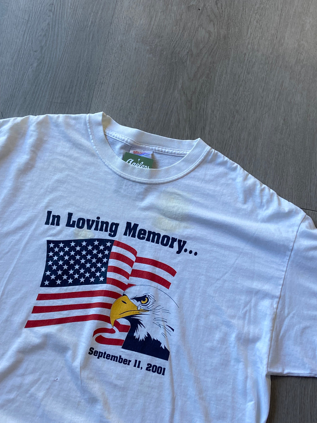 Vintage In Loving Memory 9/11 Tee