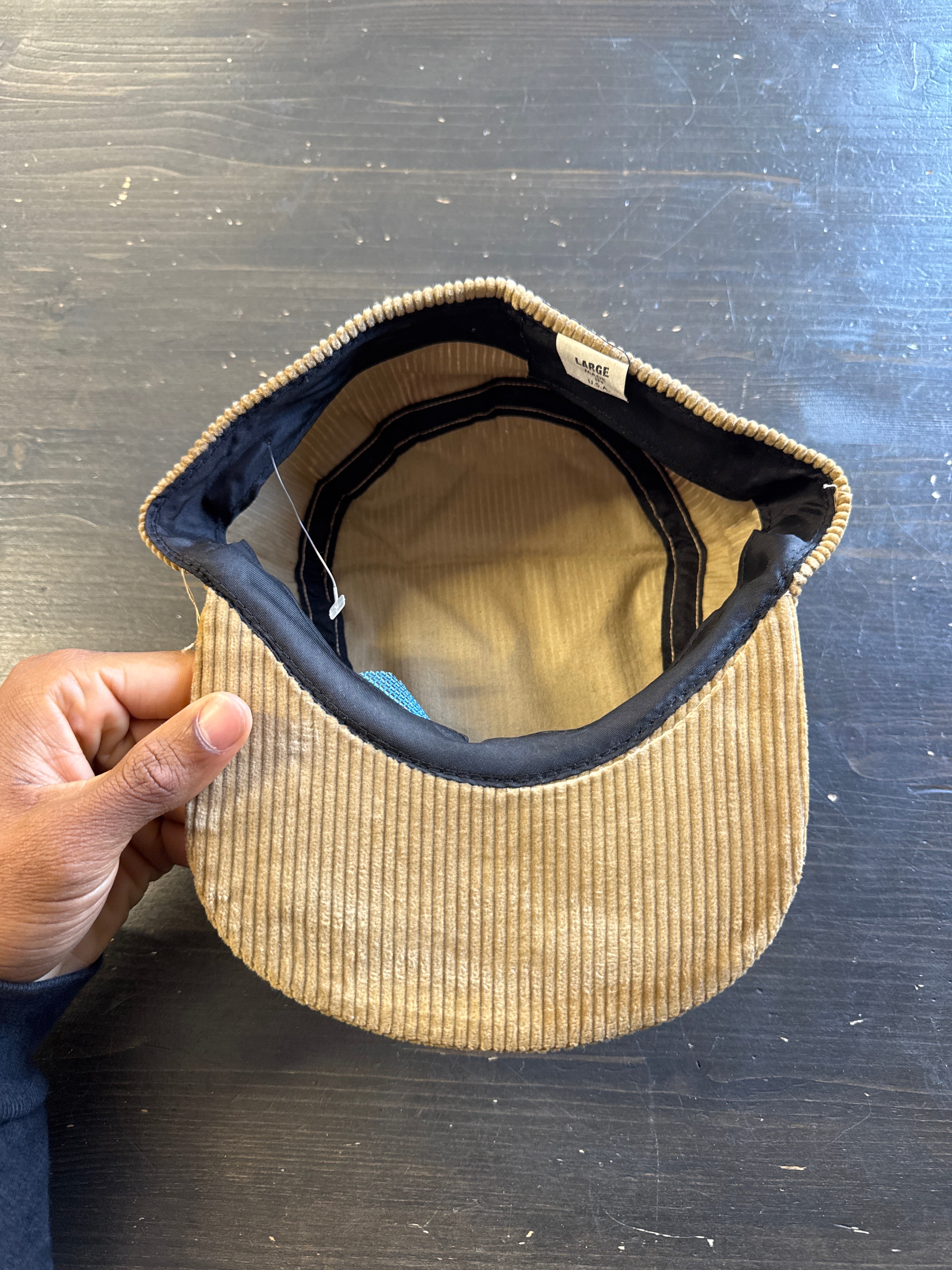Vintage 90s Playboy Corduroy Fitted Hat
