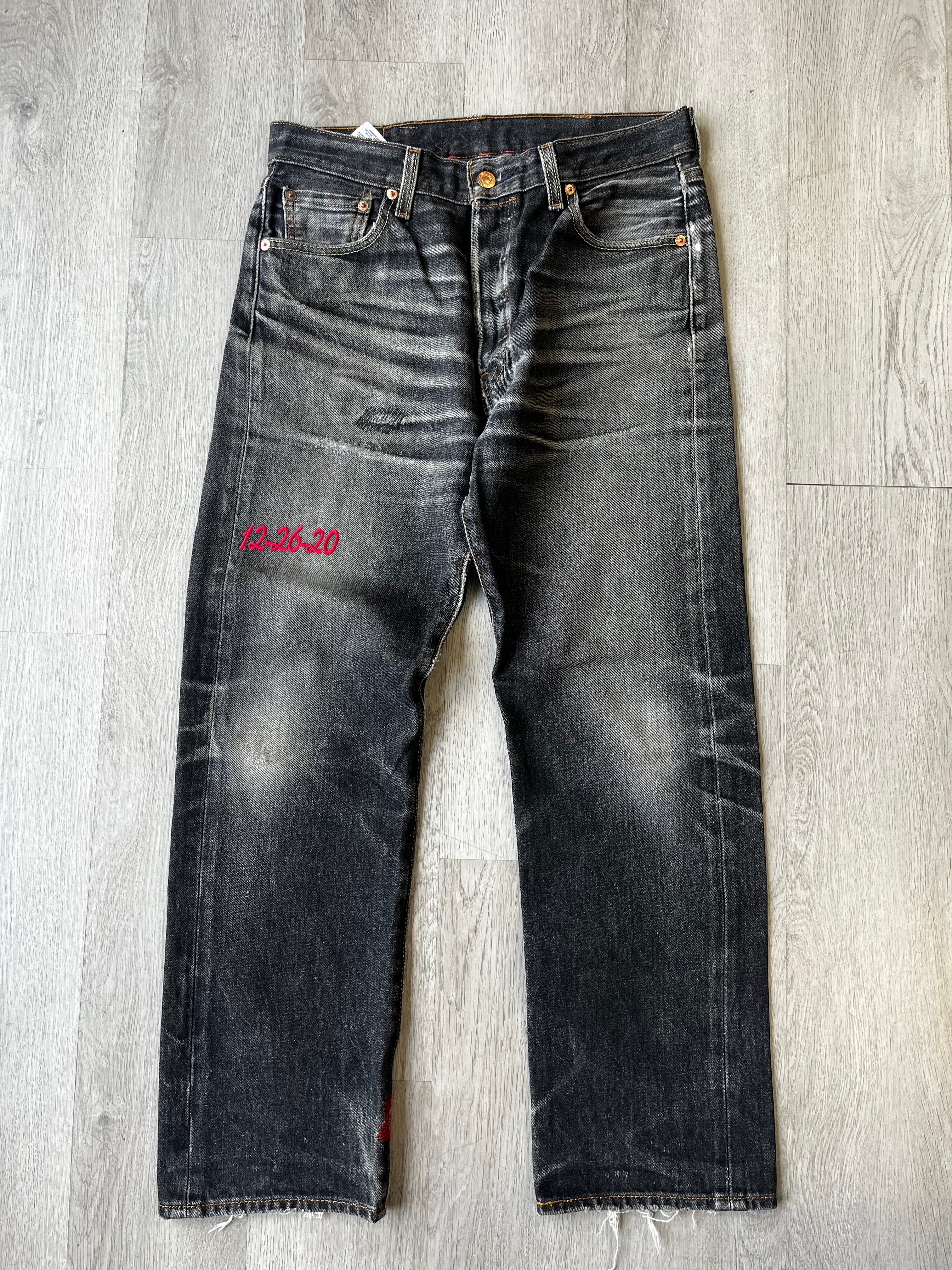 Levi’s 501 Red Stitched Original Fit  Jeans