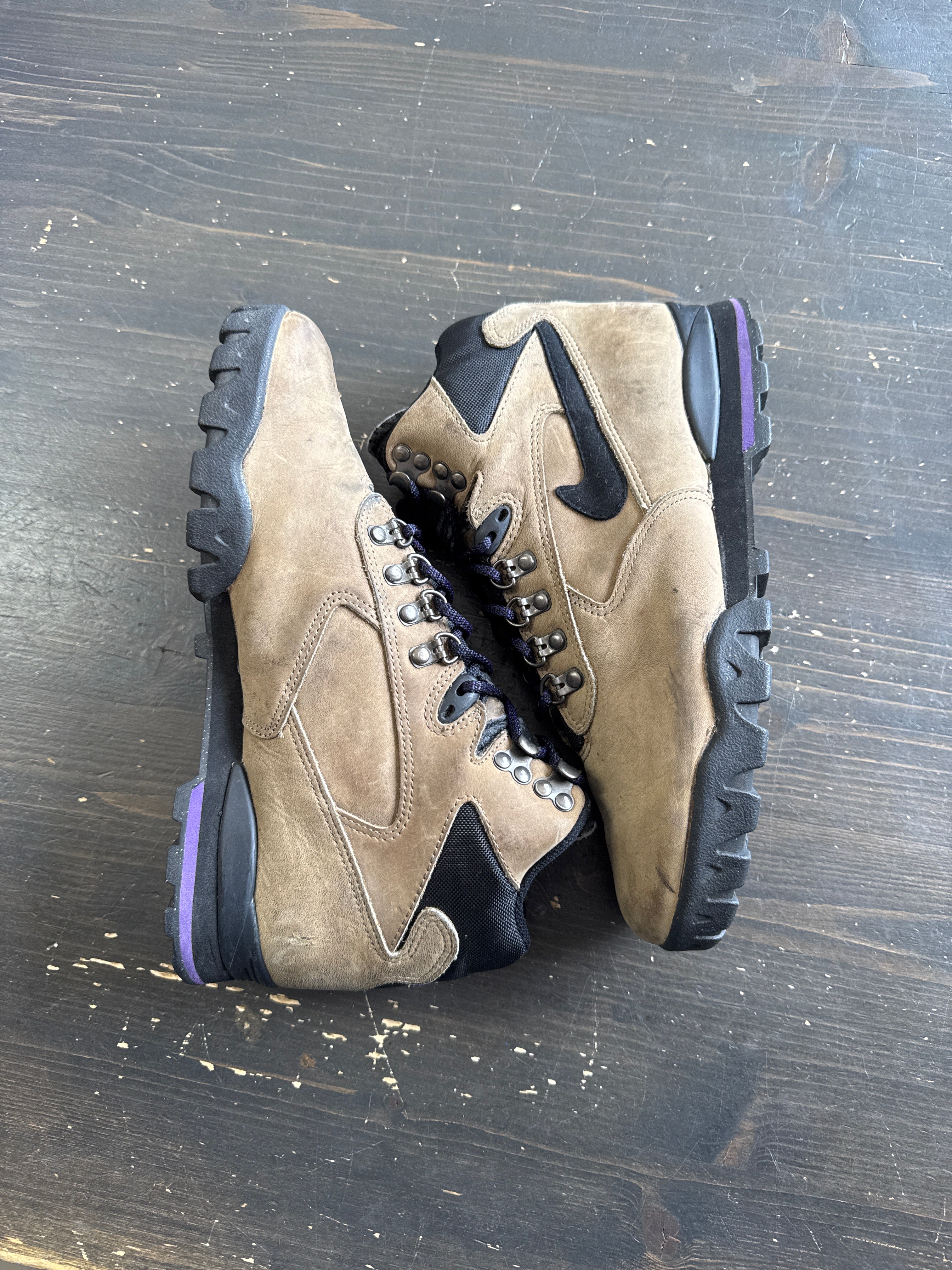 Pre-owned Vintage 1993 Nike Air Hiking Boots