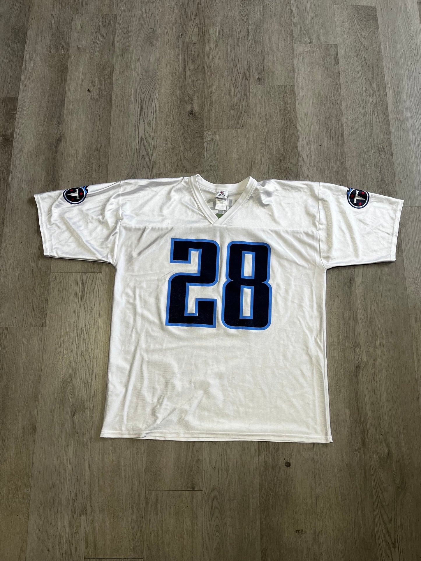 Vintage Reebok NFL Tennessee Titans Chris Johnson #28 Onfield Jersey