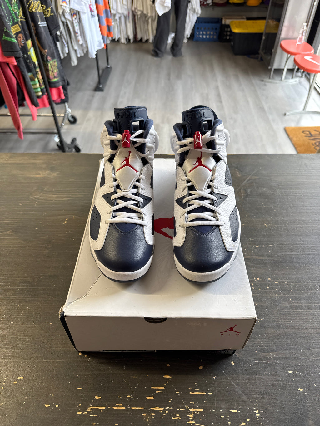 Pre-owned Jordan Retro 6 Olympic (2026)