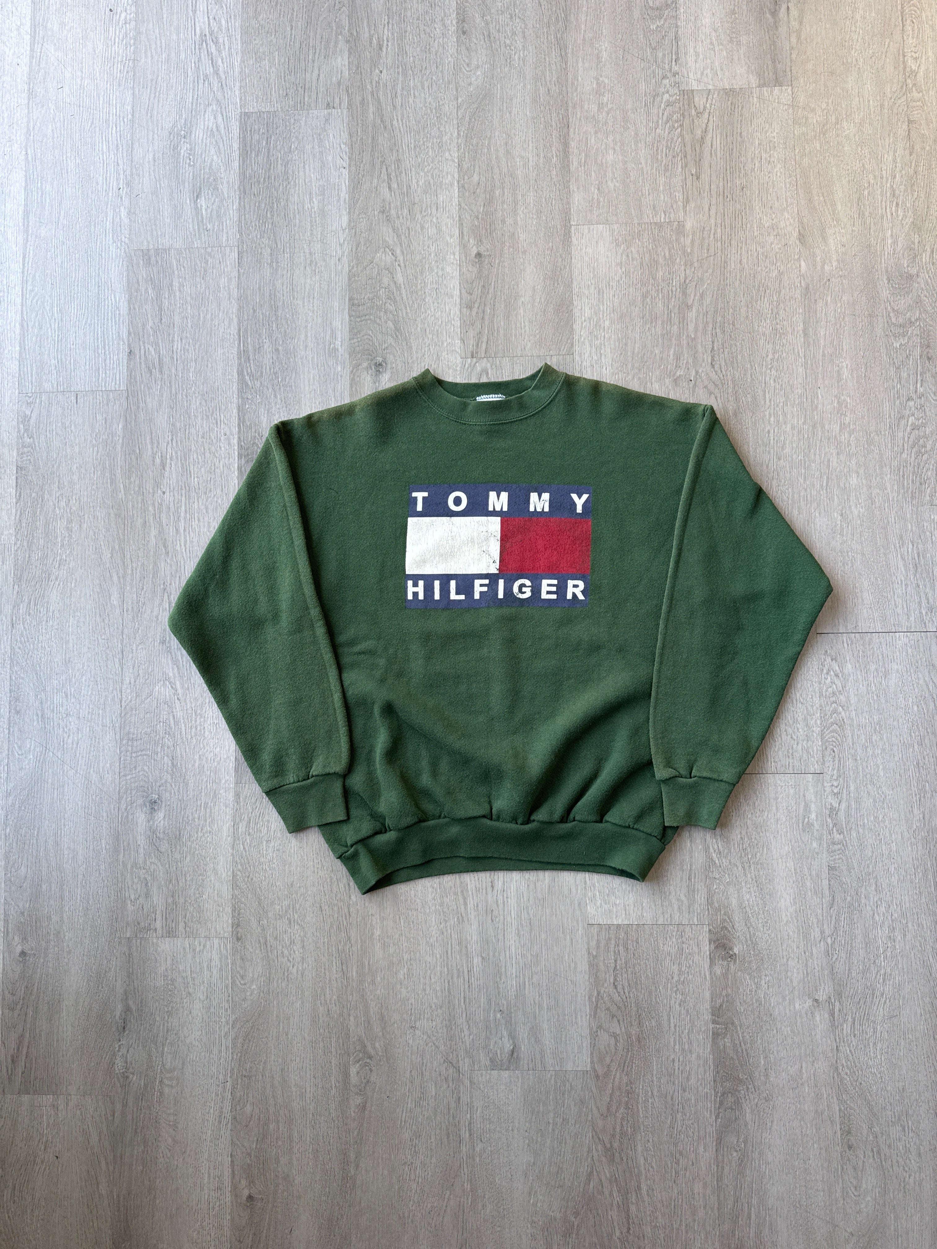 Vintage 90s Tommy Hilfiger Logo Sweatshirt