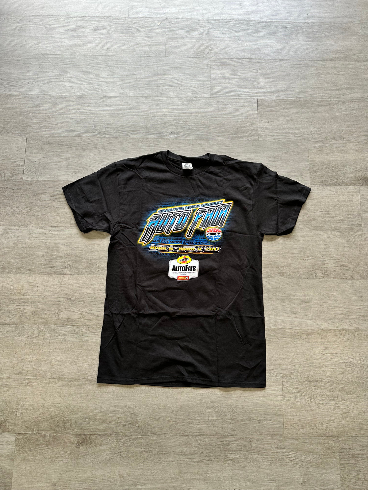 Black Charlotte Motor Speedway Auto Fair 2017 Tee