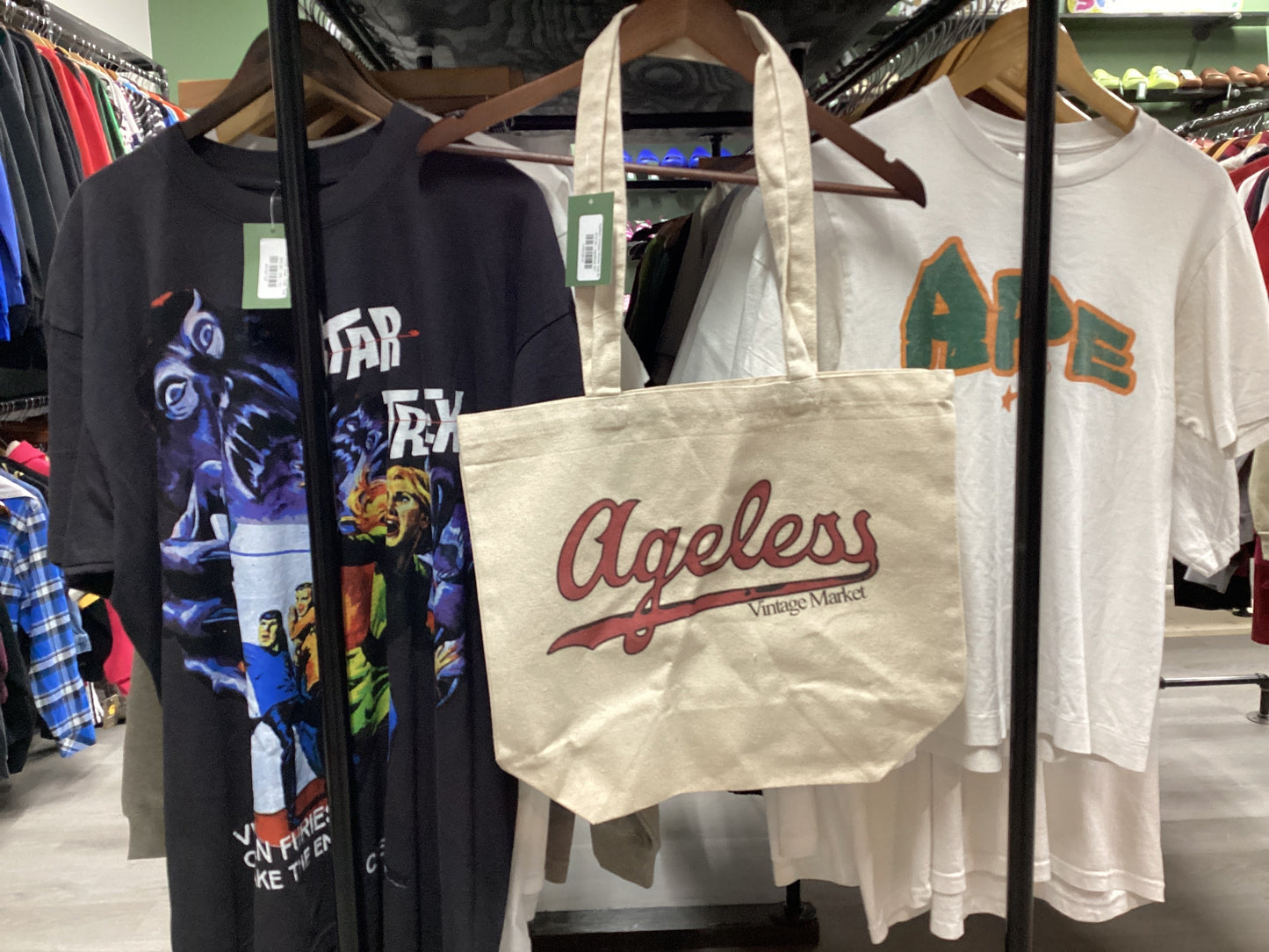 Ageless Vintage Market Tote Bag