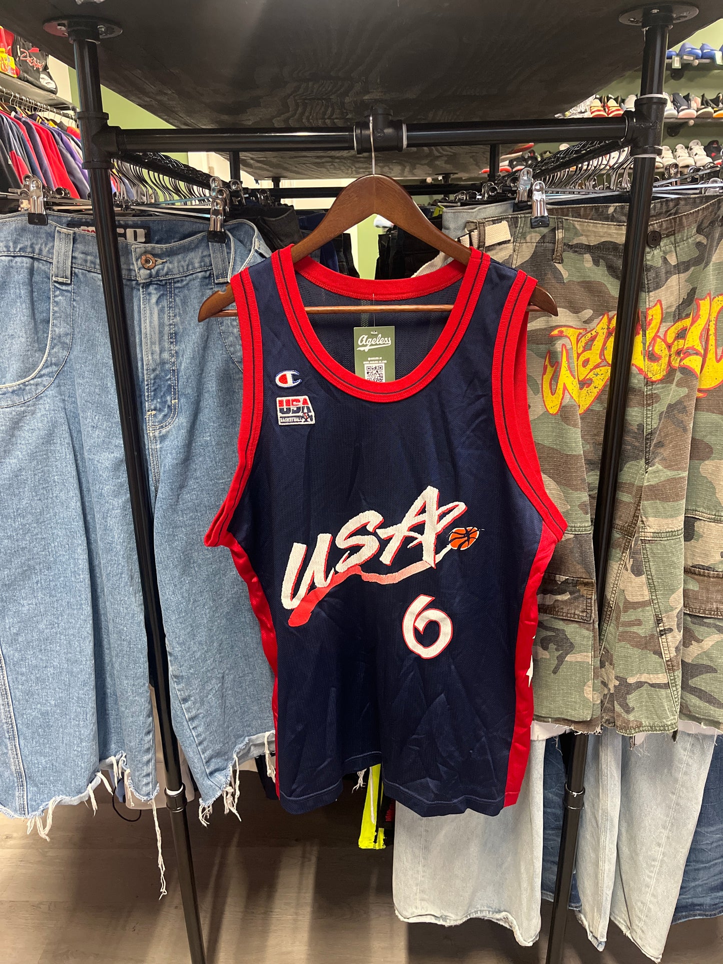 Anfernee “Penny” Hardaway Champion USA Olympic Jersey