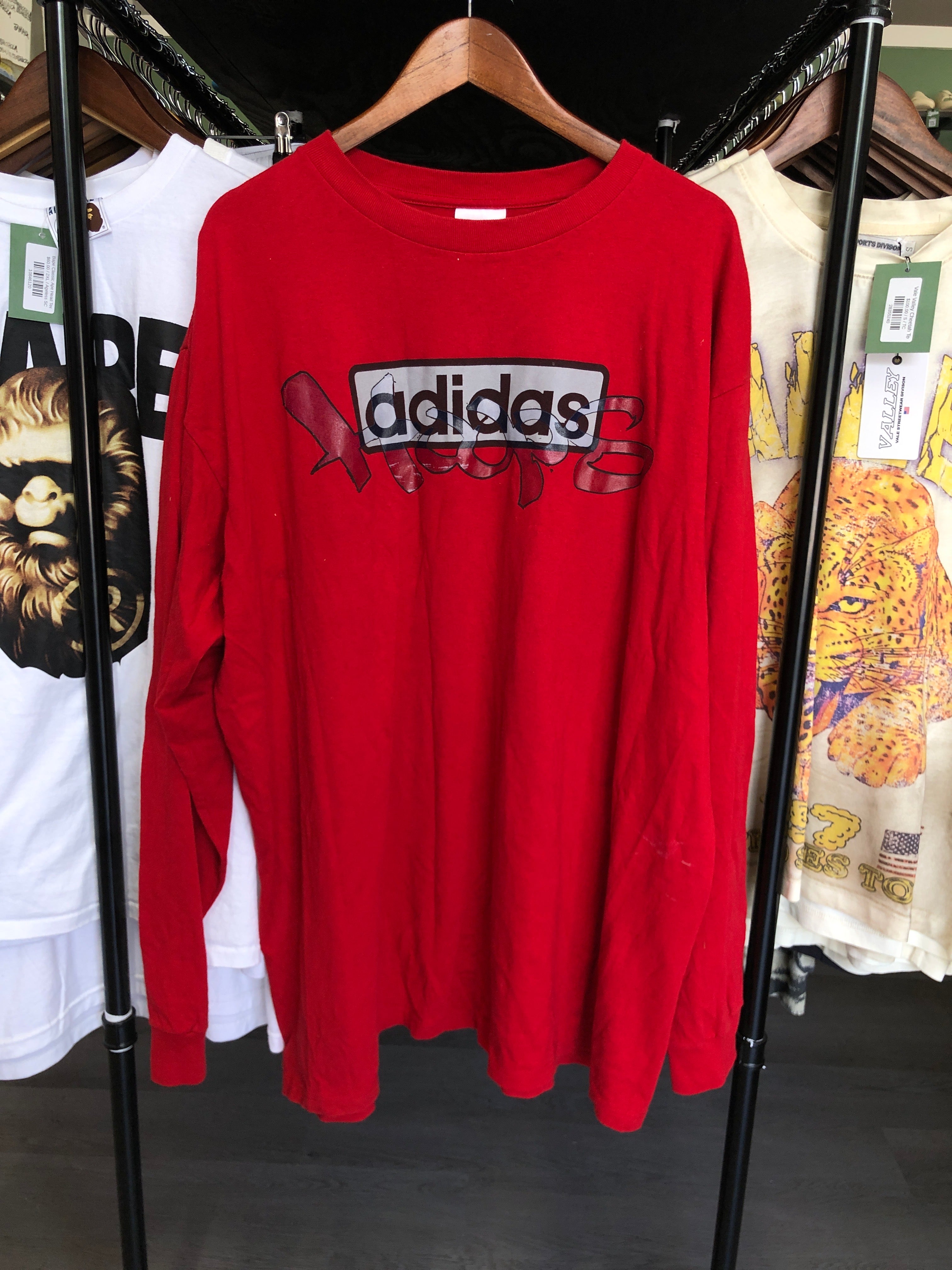 Vintage Adidas Hoops Long Sleeve Tee