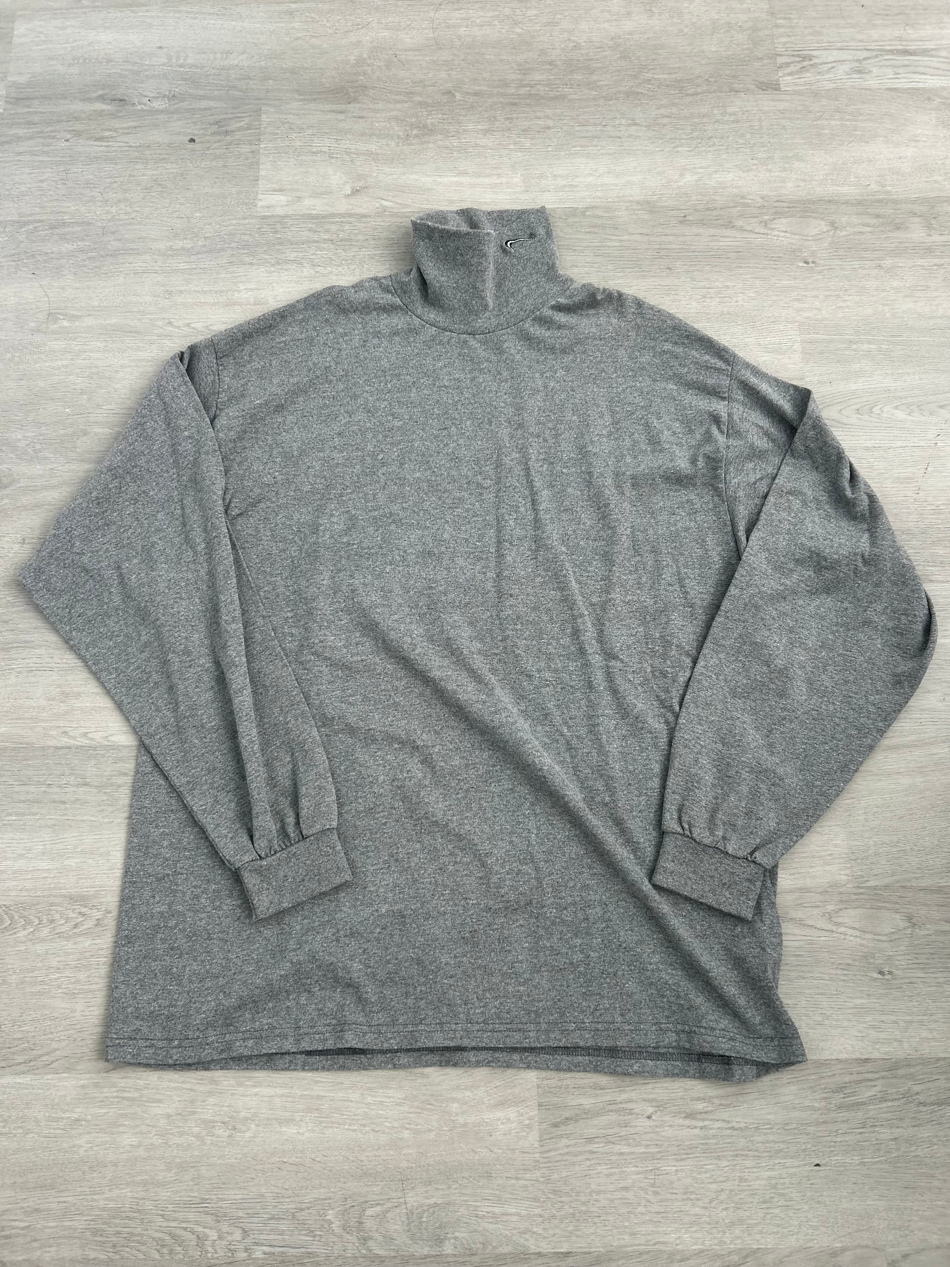 Vintage Grey Nike Turtleneck Tee