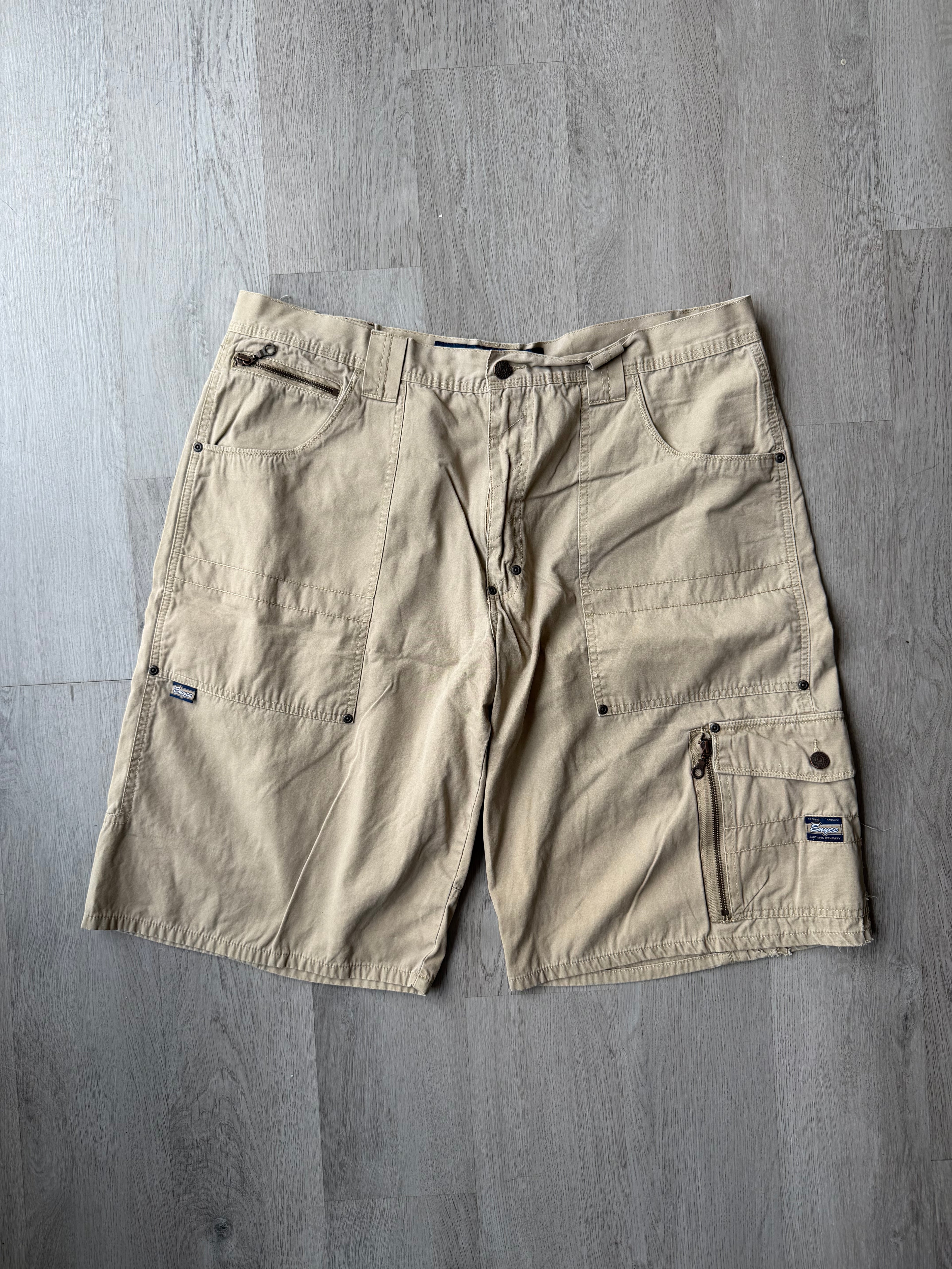 Vintage Enyze Light Tan Cargo Shorts