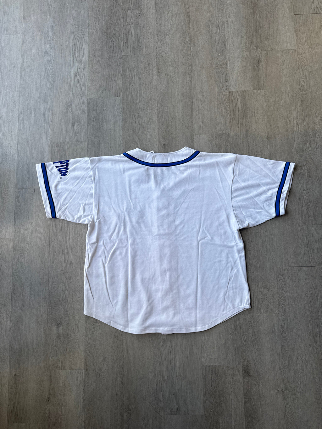 Vintage 90s Hampton University Pete The Pirate Embroidered Baseball Jersey