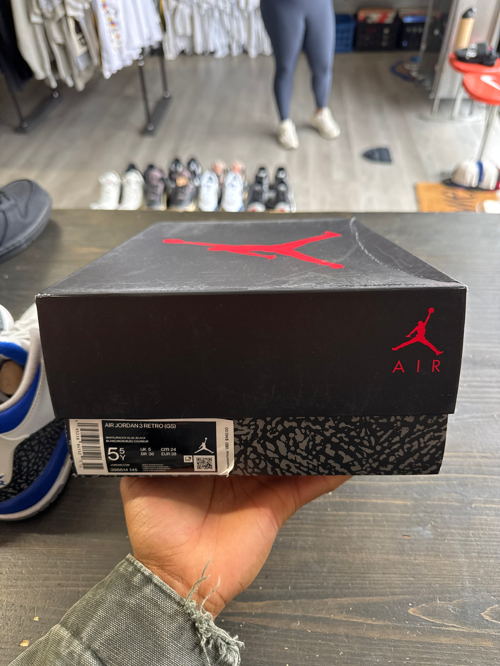 Pre-owned Jordan Retro 3 Racer Blue