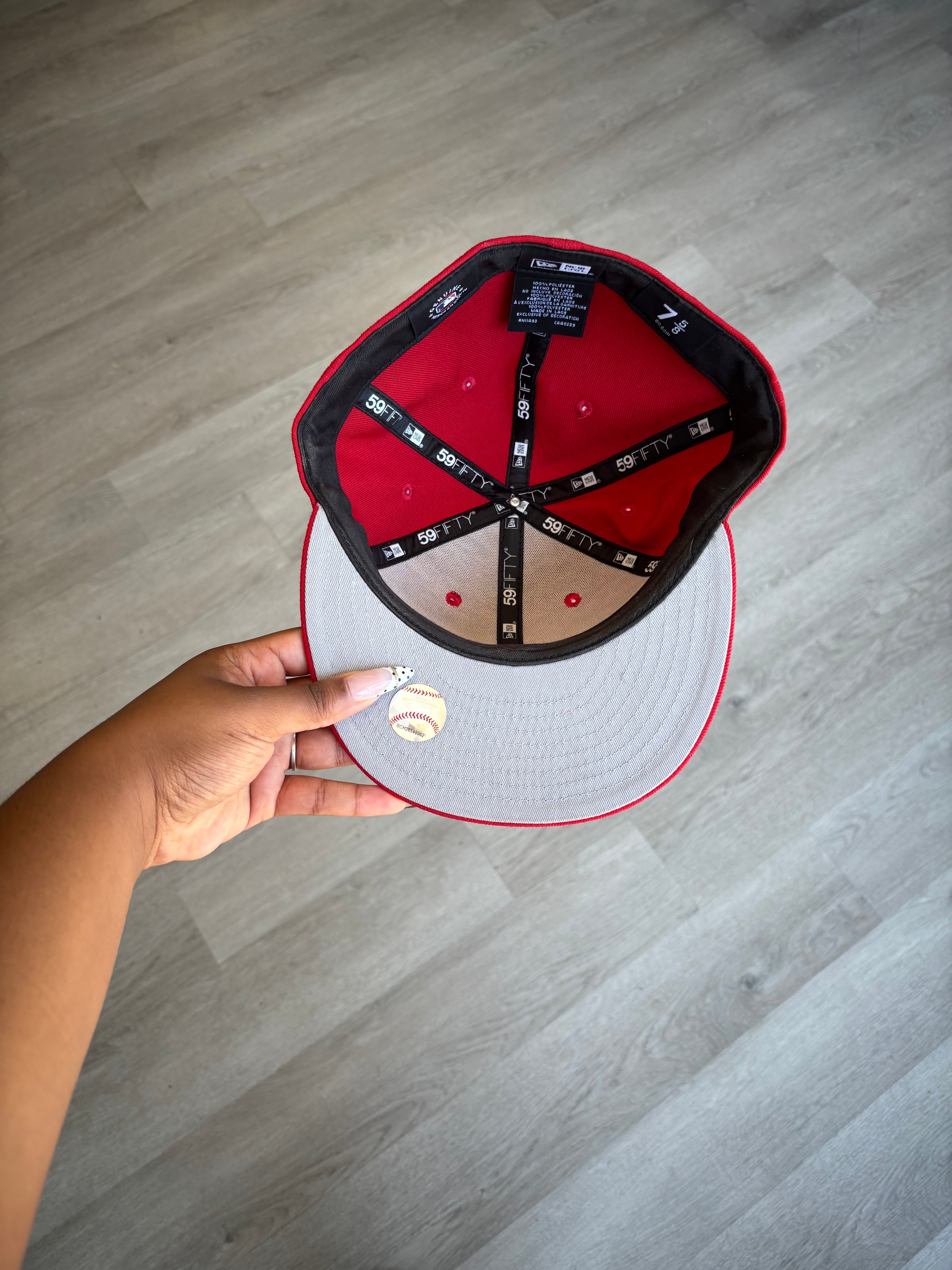 New Era New York Yankees Red Fitted Hat