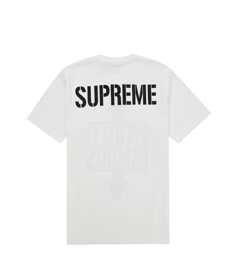 Supreme White World Famous SS26 Tee