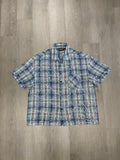 Syndicate Rhinestones Spider Web Flannel Shirt