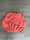 Peach Fear of God Essentials crewneck sweatshirt