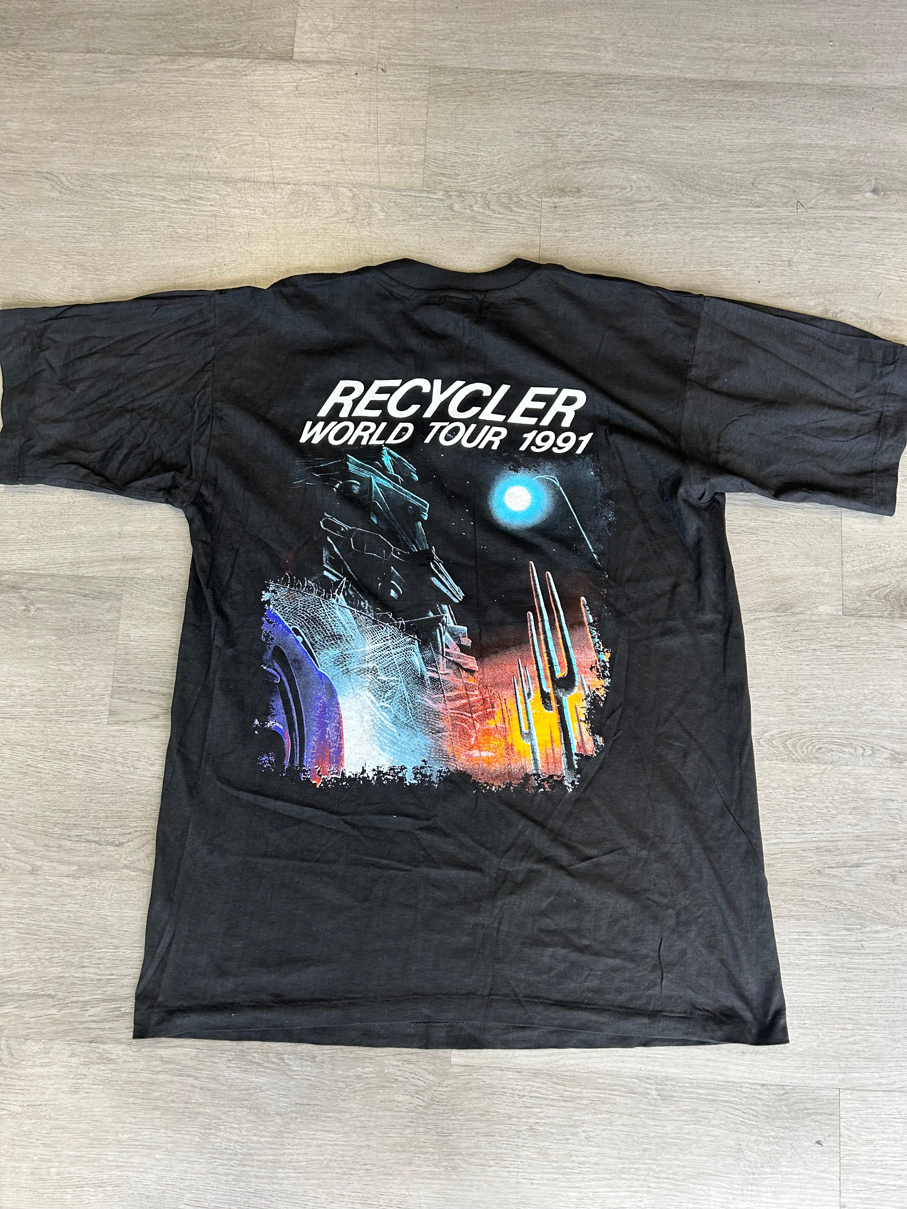Vintage 1990 ZZ Top Recycler World Tour Tee